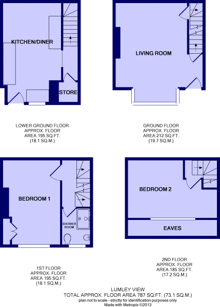 2 Bedrooms Terraced house to rent in Lumley View, Leeds LS4