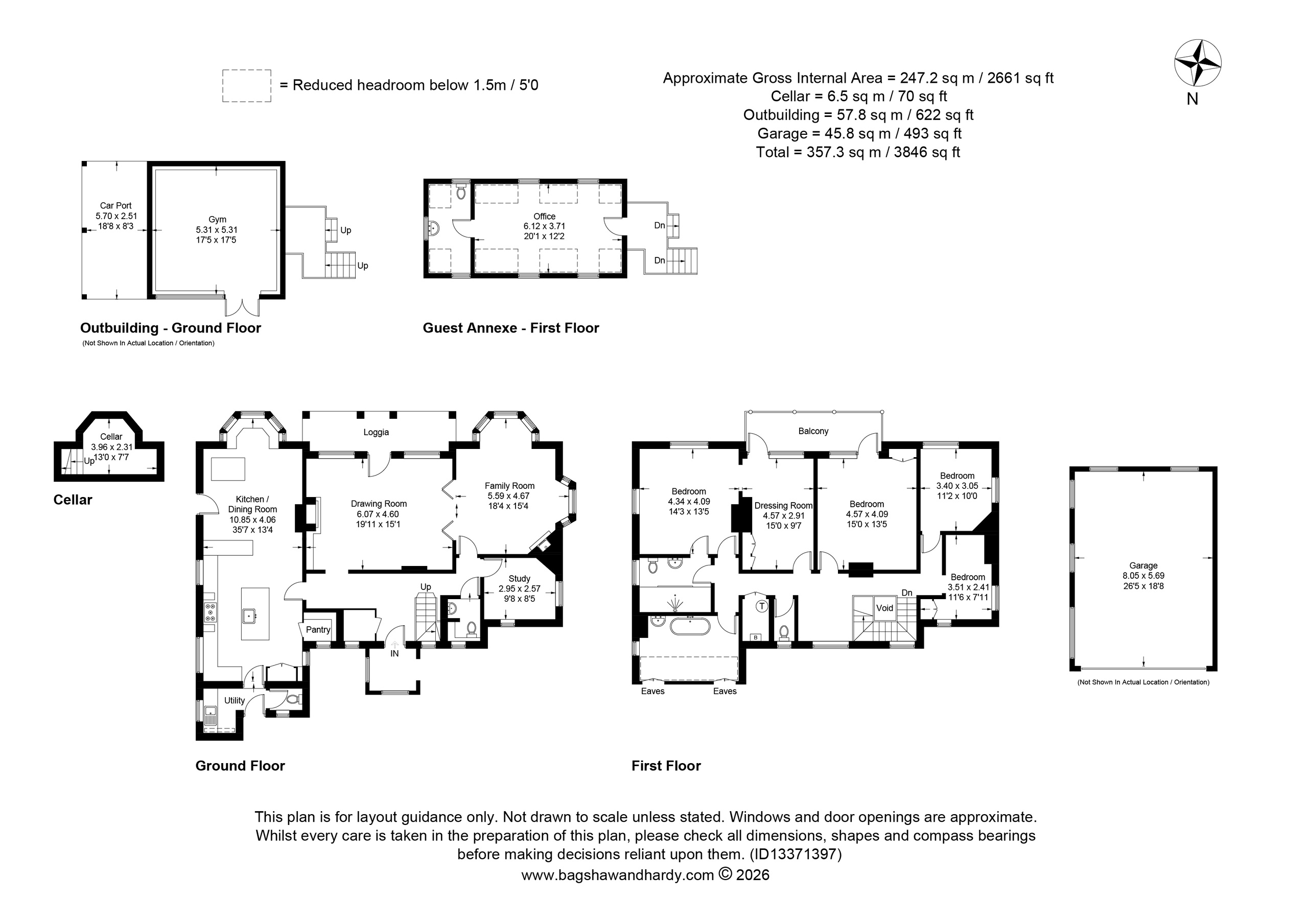Farley Lodge, Westerham floorplan