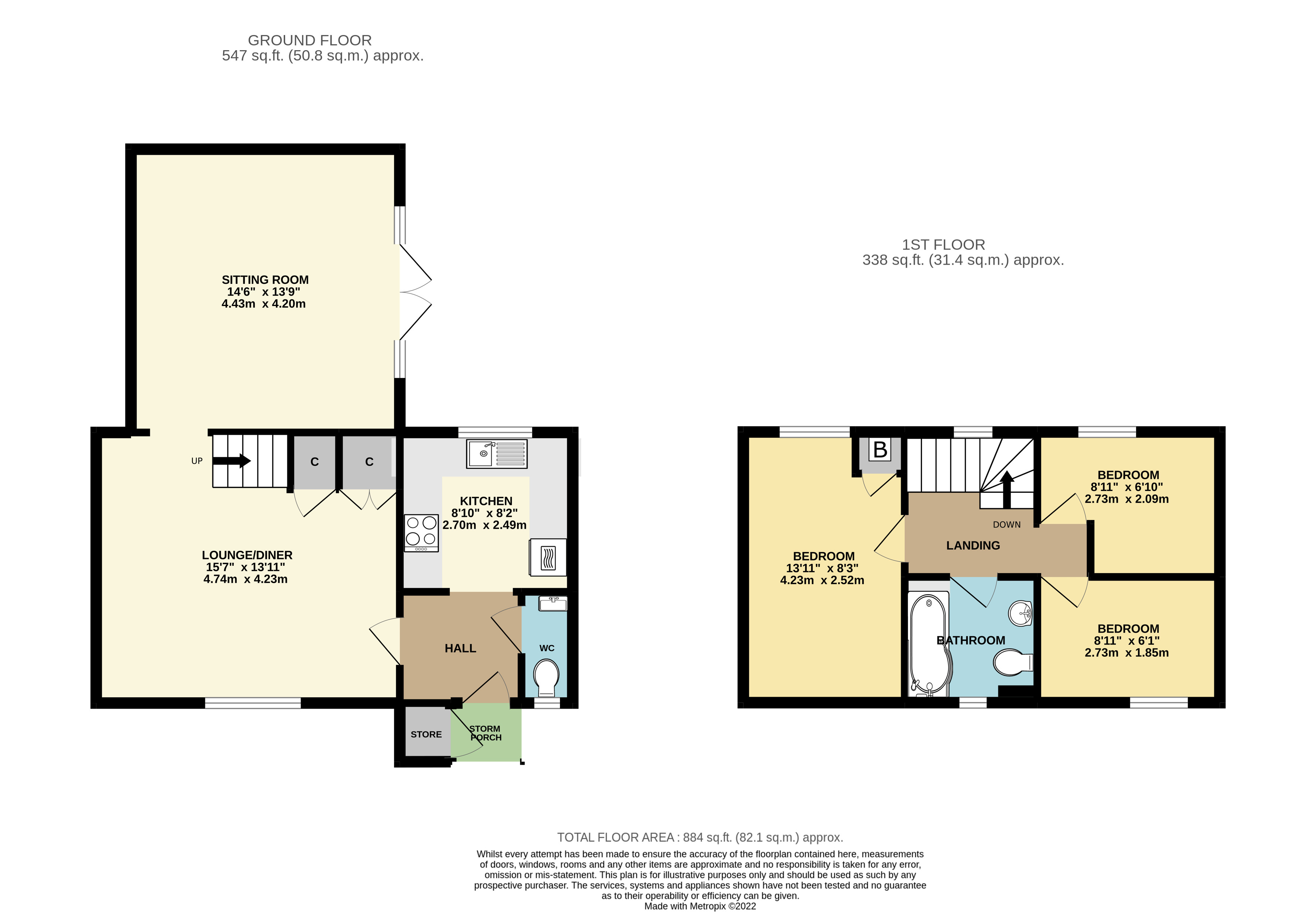 16, Short Hedges Close, Cheltenham floorplan