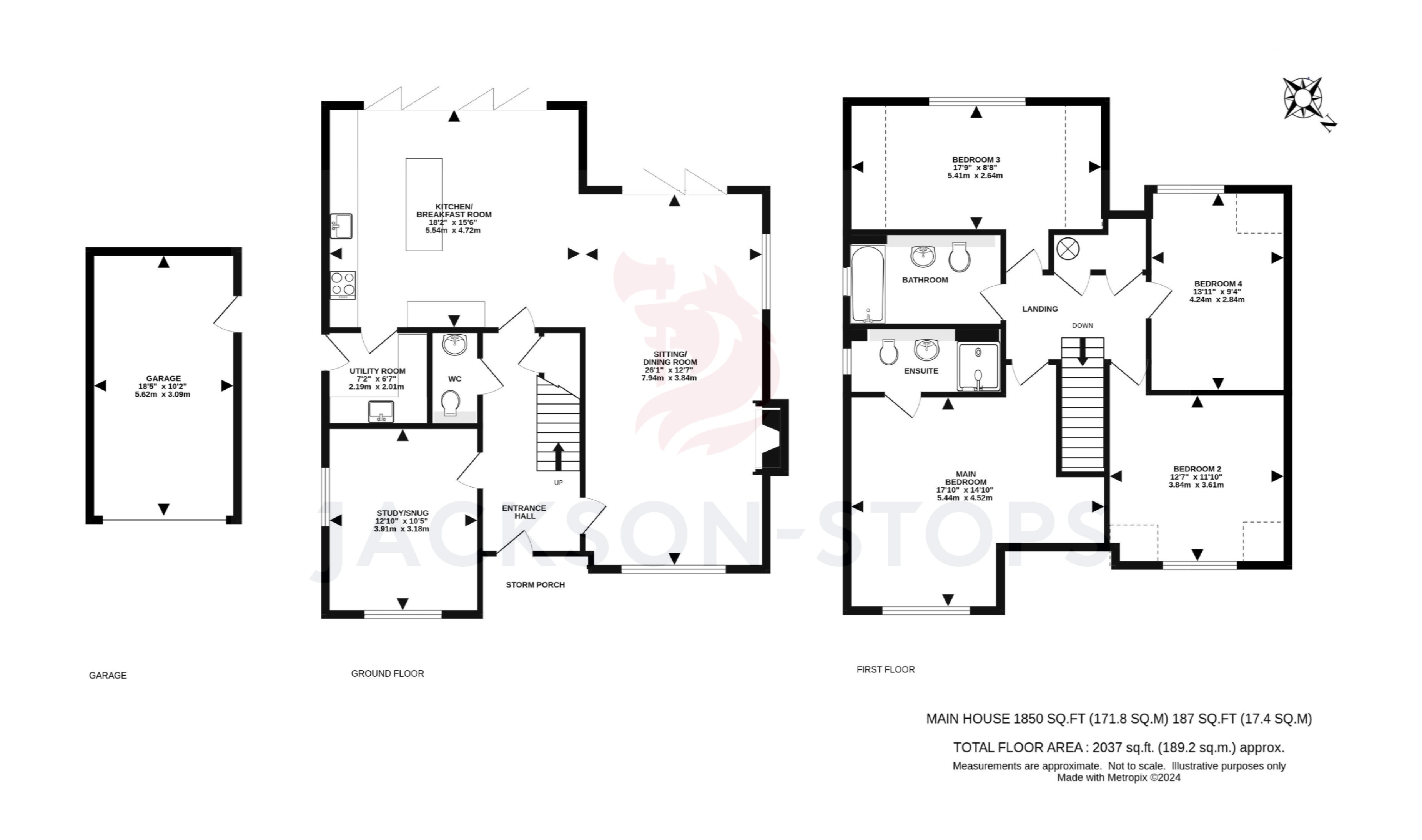 5 Hill Top Gardens,, Boxhill Road, Surrey floorplan