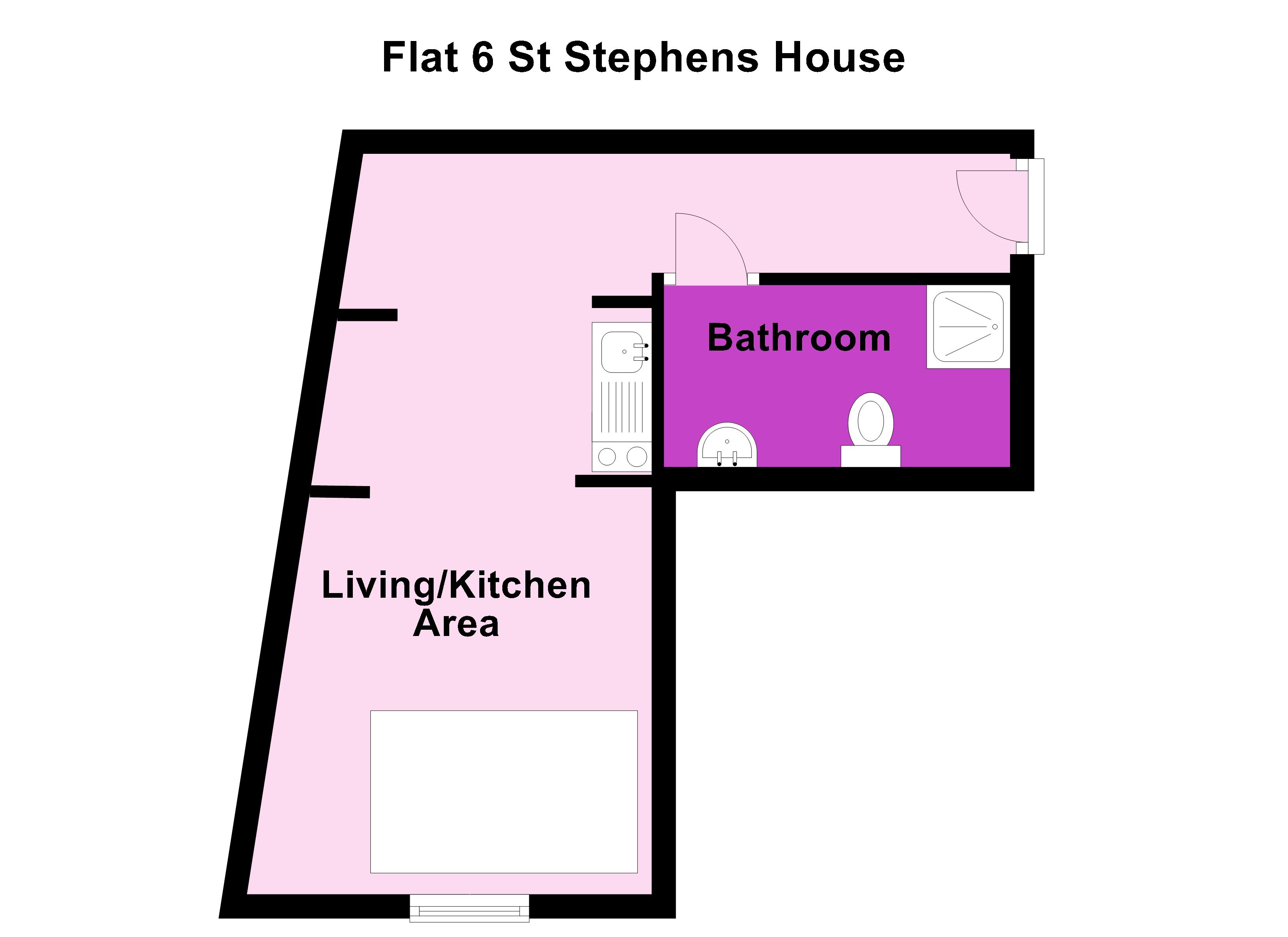 Flat 6,, St. Stephens House, Bristol floorplan