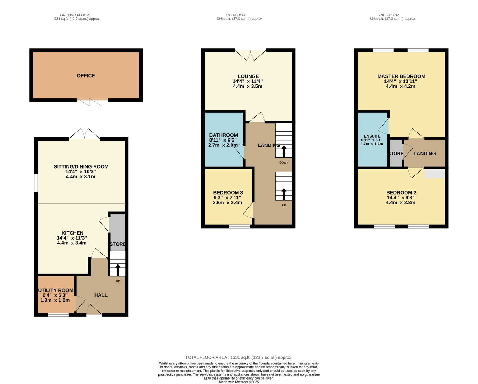 7, Manners Court, Chester floorplan