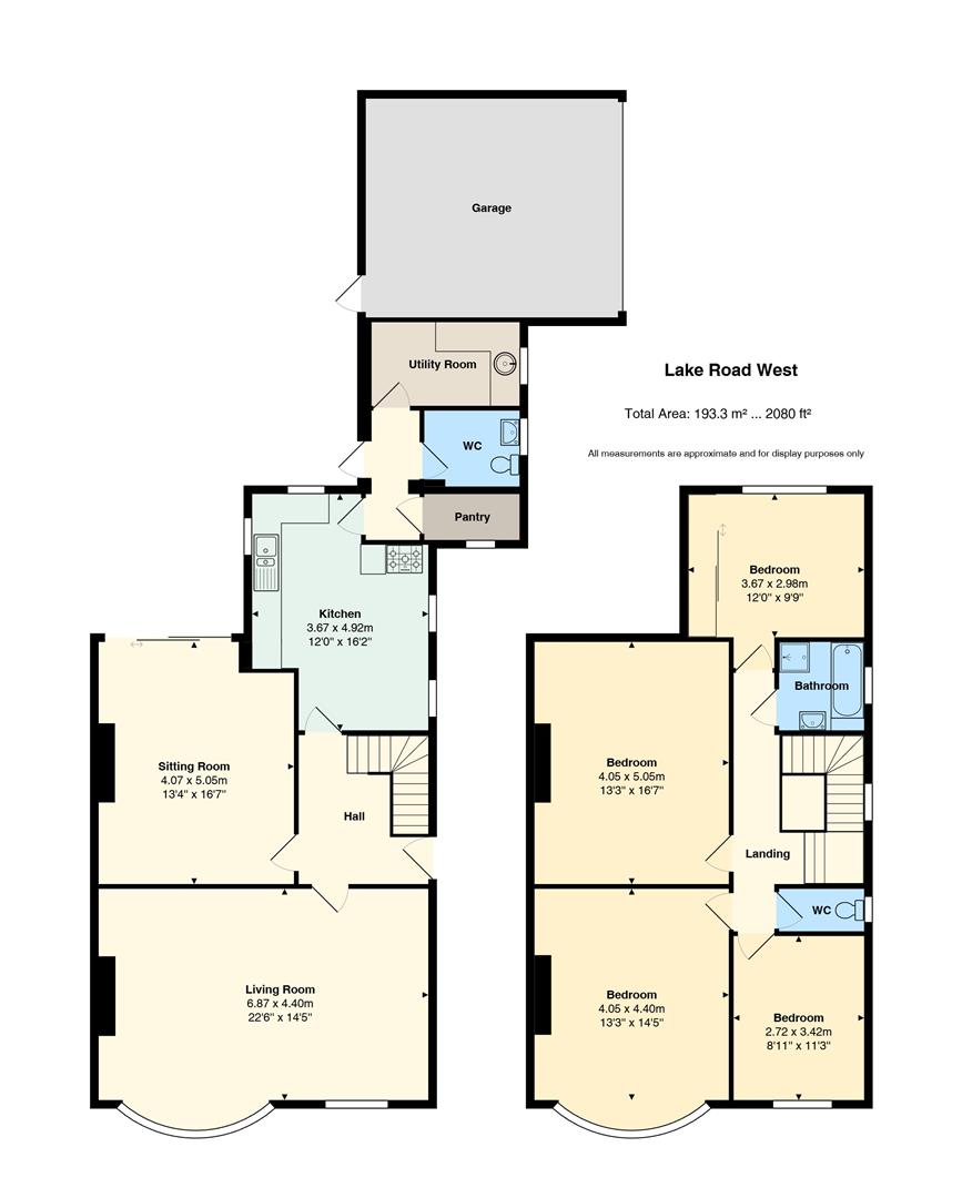 21, Lake Road West, Cardiff floorplan