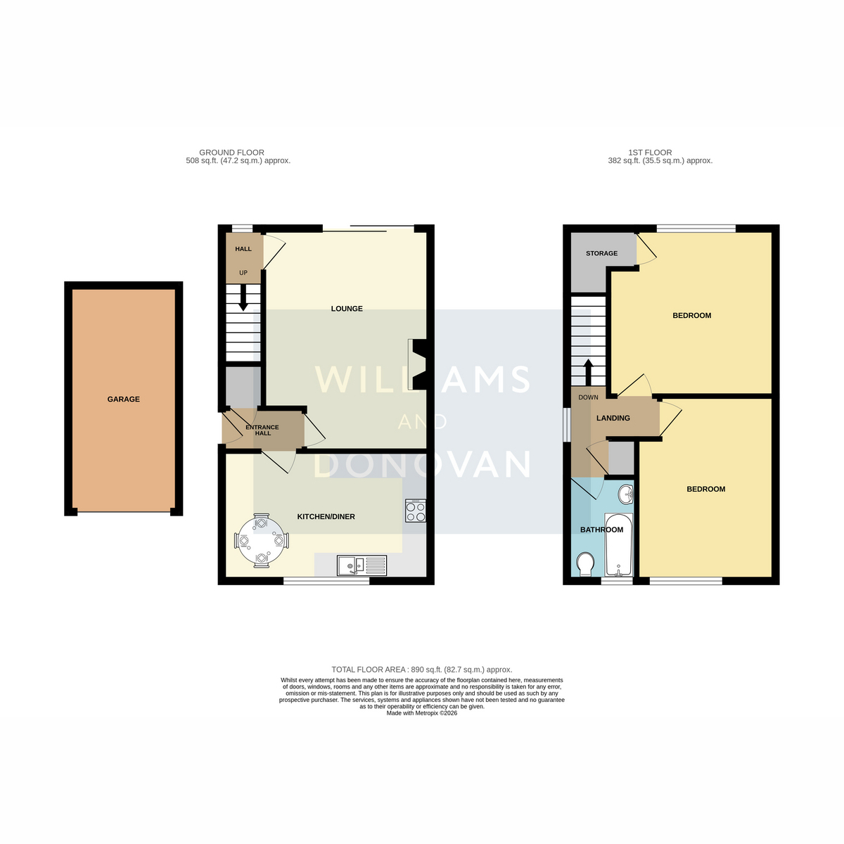 1, Raven Drive, South Benfleet floorplan