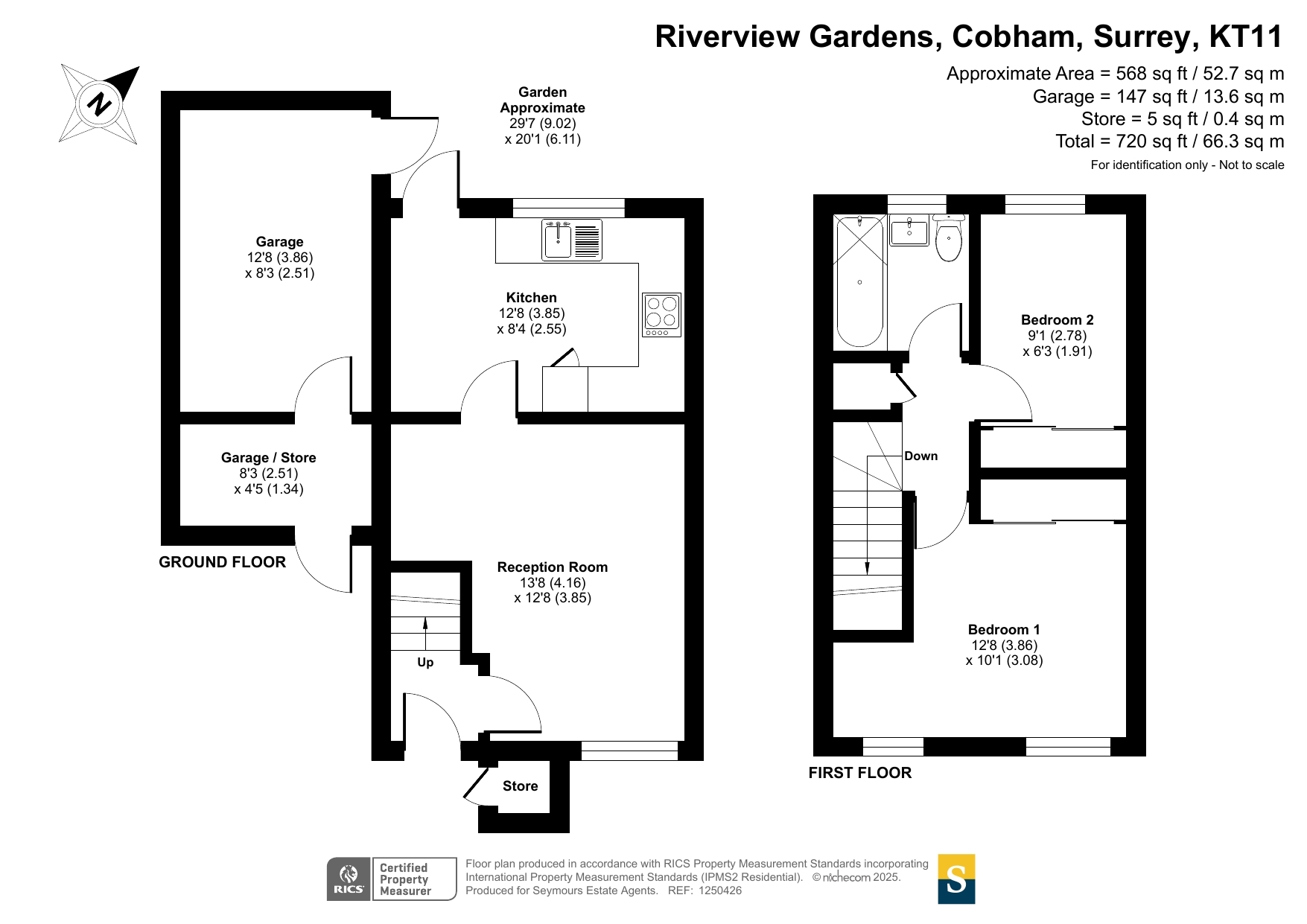 3, Riverview Gardens, Surrey floorplan