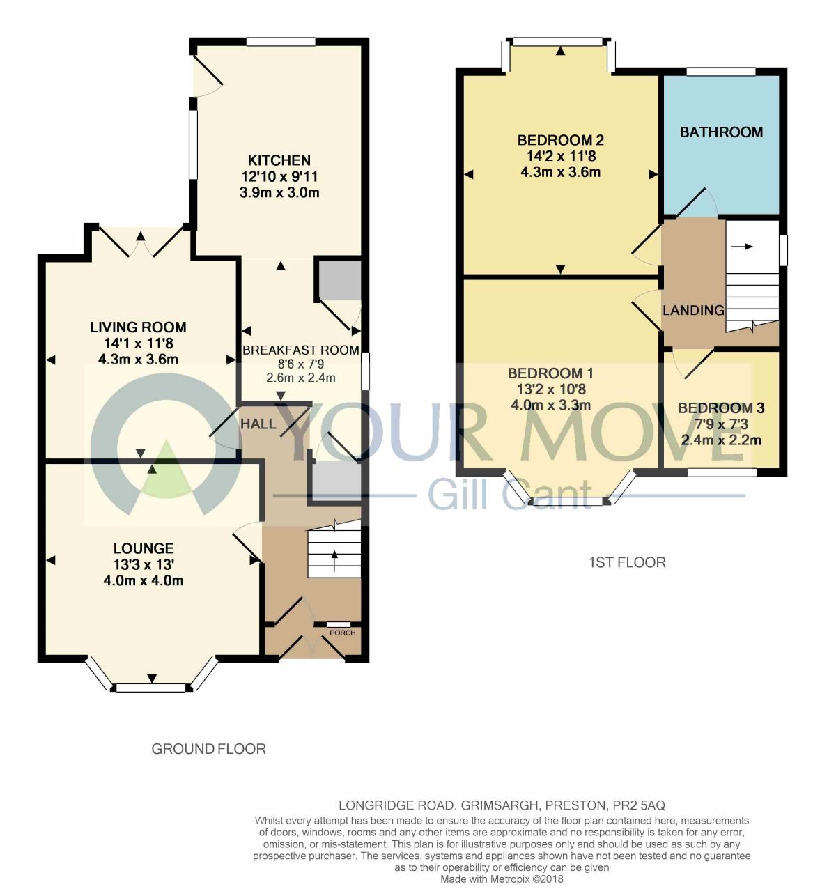 3 Bedrooms Semi-detached house for sale in Longridge Road, Grimsargh, Preston PR2