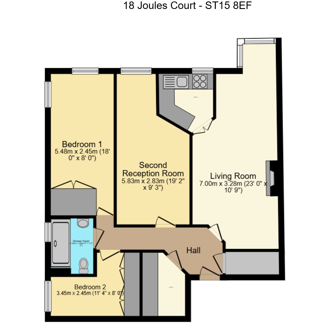 18, Joules Court, Stone floorplan