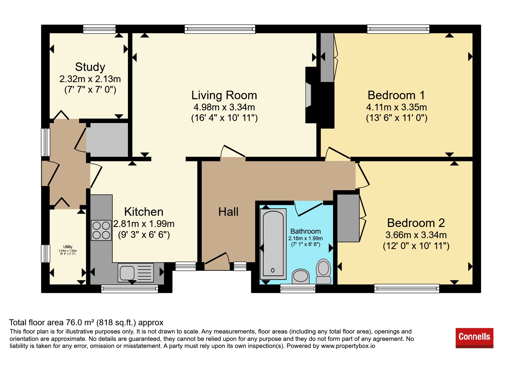 26, Grosvenor Road, Shaftesbury floorplan