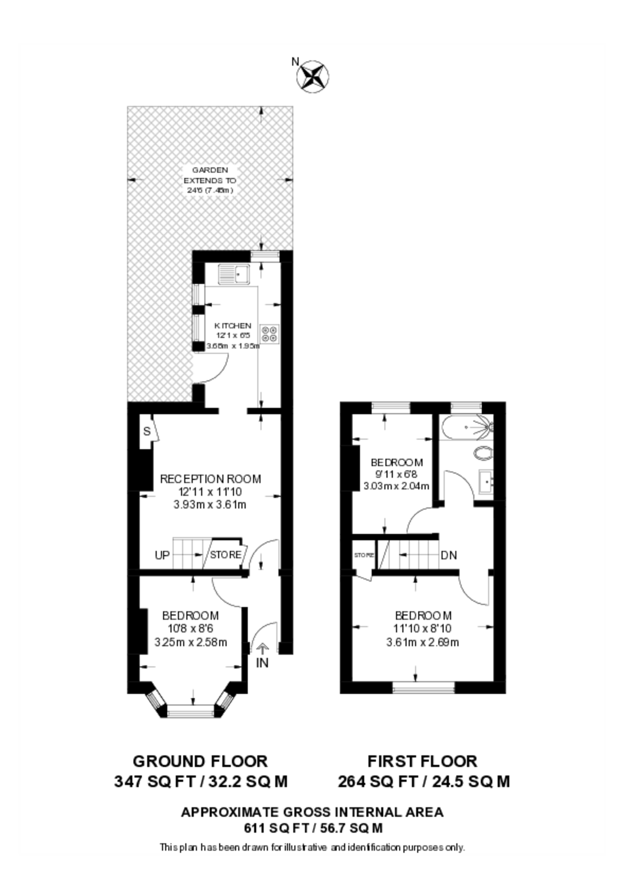 Derinton Road, Tooting Bec floorplan