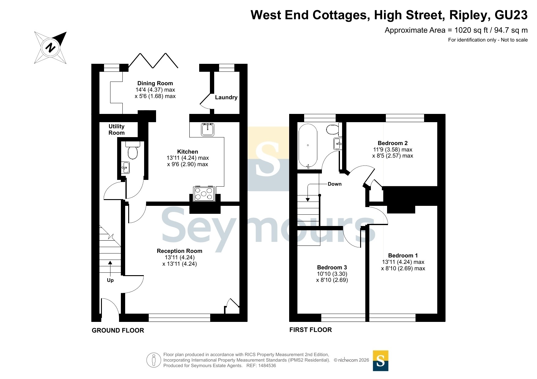 3 West End Cottages,, High Street, Surrey floorplan