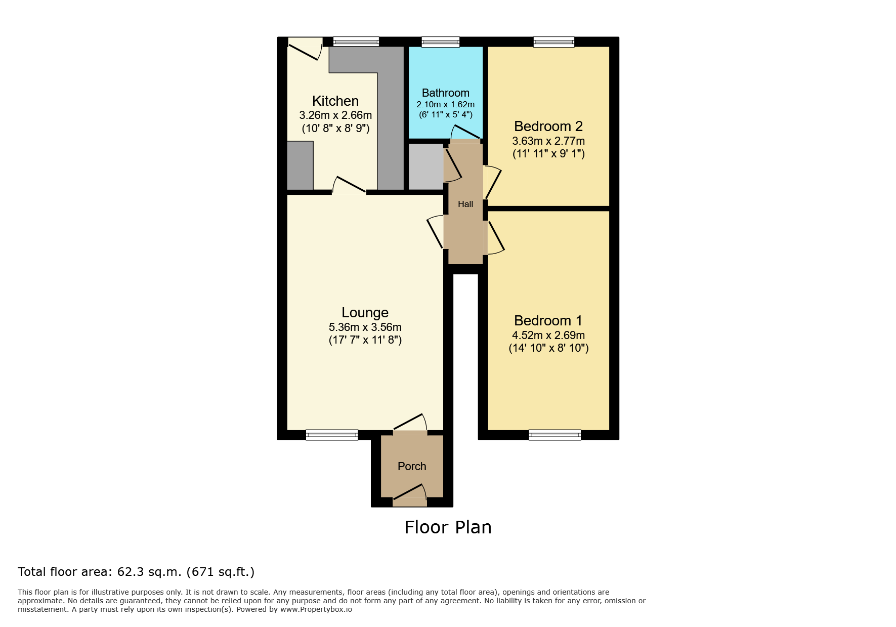 22 Cherryleas Drive, Leicester floorplan