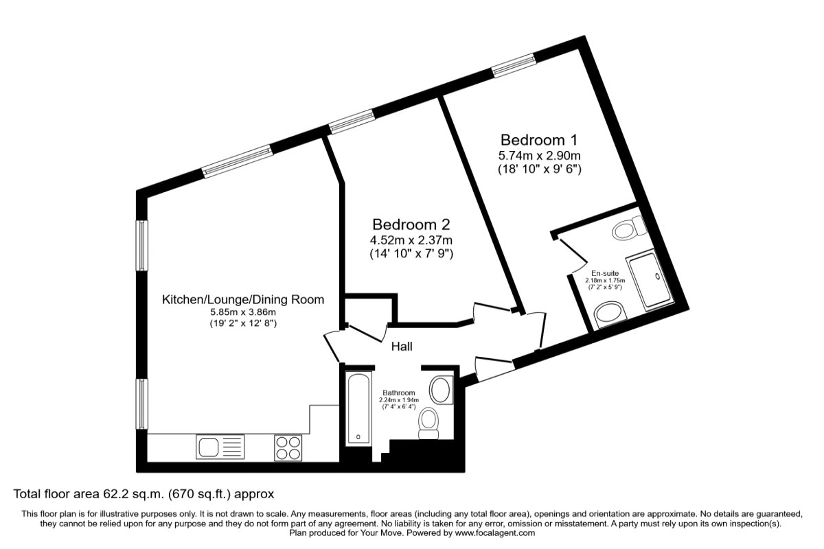 8 Atkins House,, Peggs Way, Hampshire floorplan