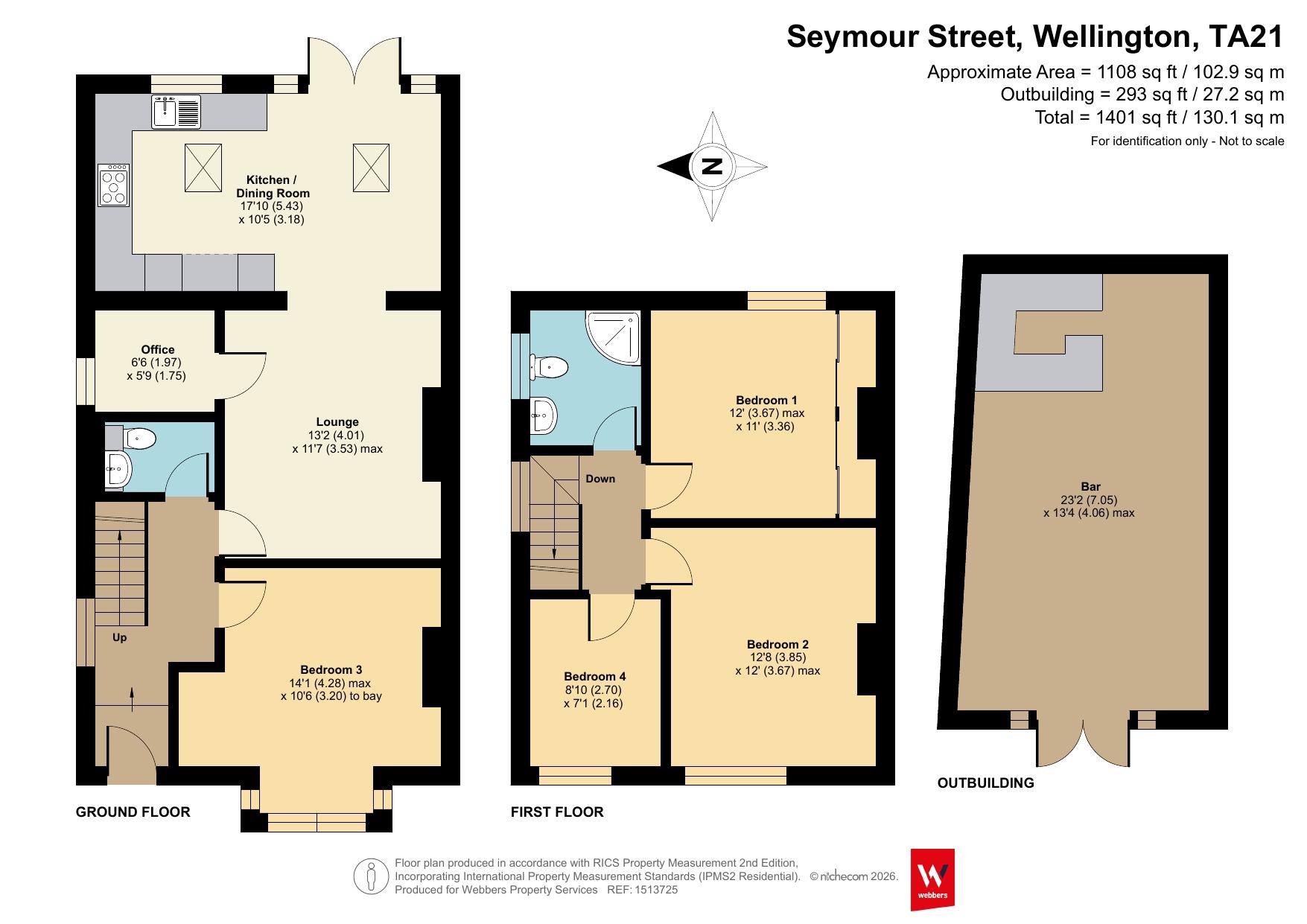 37 Seymour Street, Wellington Somerset, Somerset floorplan