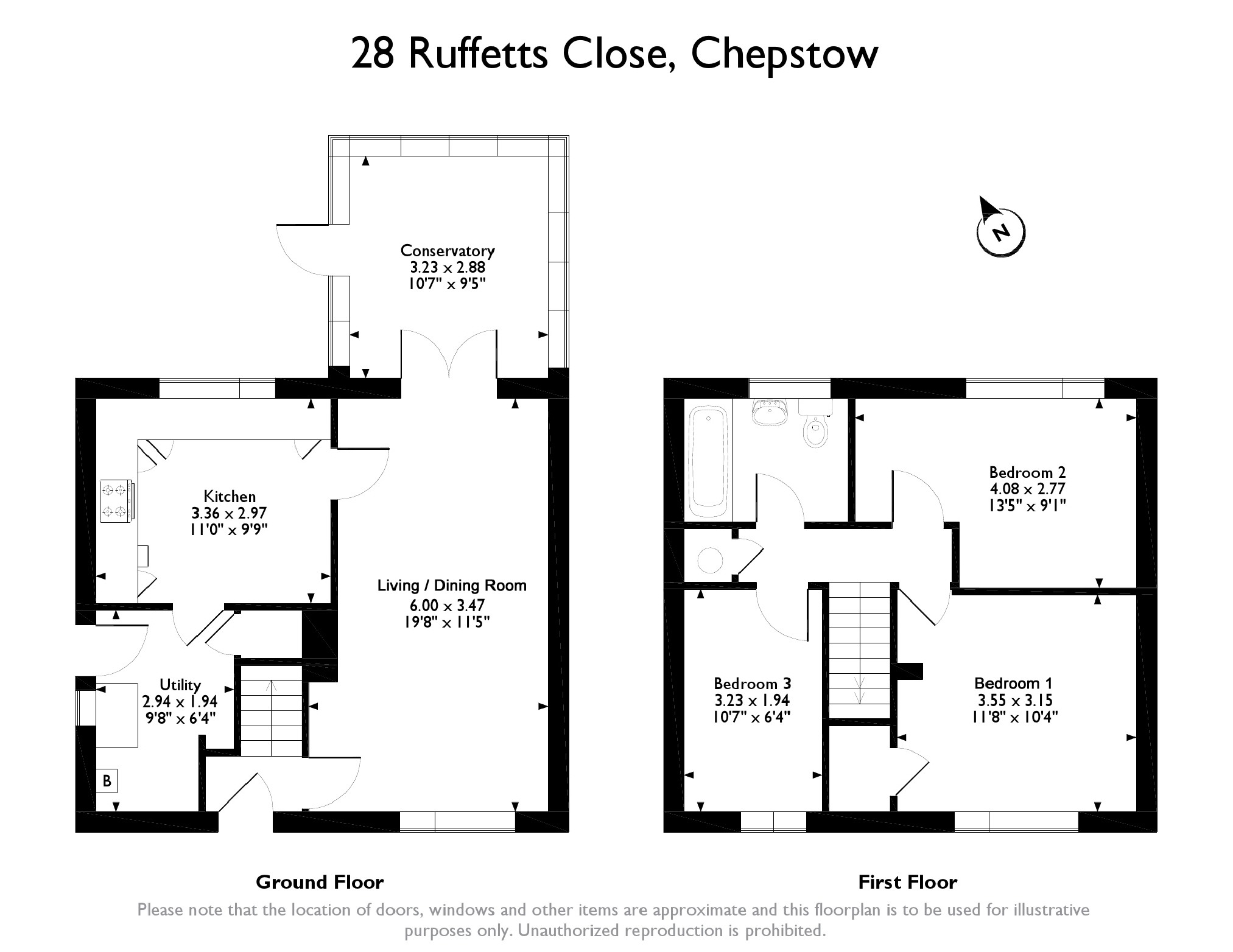 3 Bedrooms Semi-detached house for sale in Ruffetts Close, Chepstow, Monmouthshire NP16