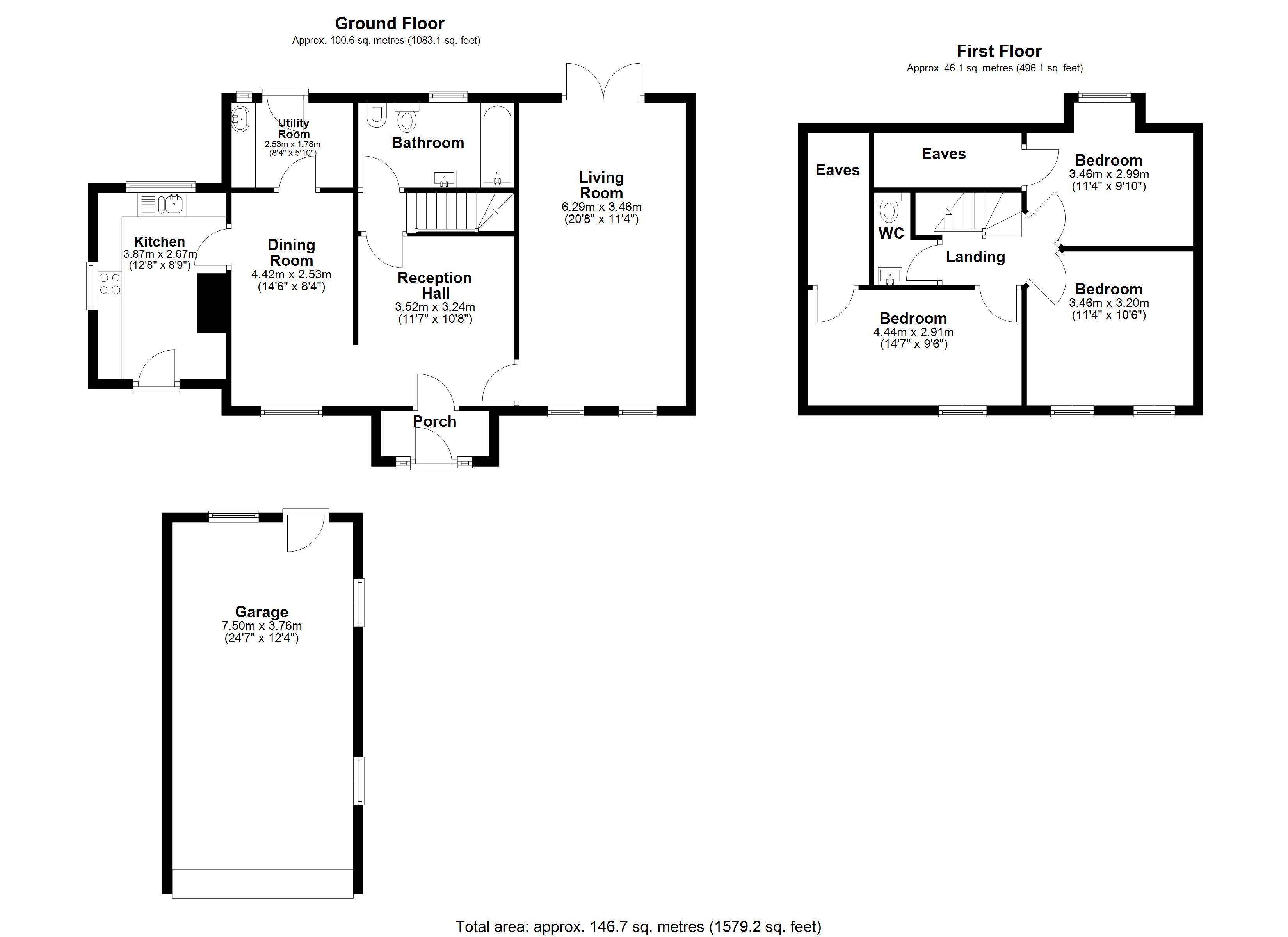Crope Hall,, Belstead Village, Suffolk floorplan