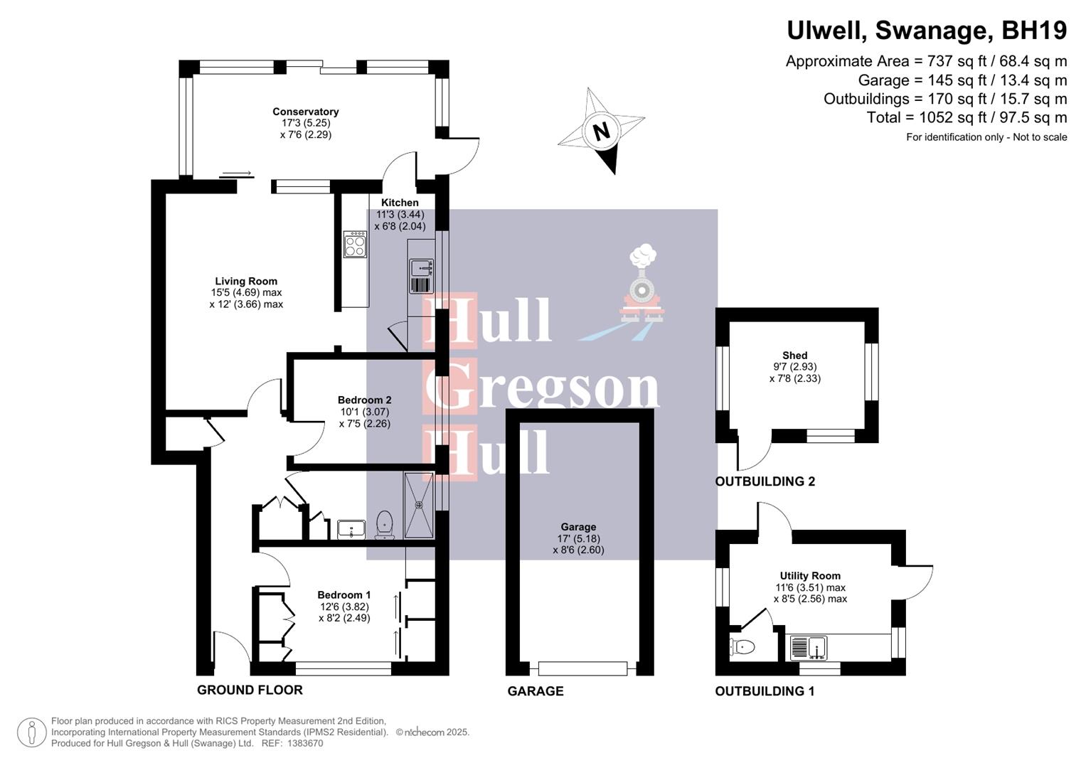3 Ulwell Court, 89 Ulwell Road, Swanage floorplan