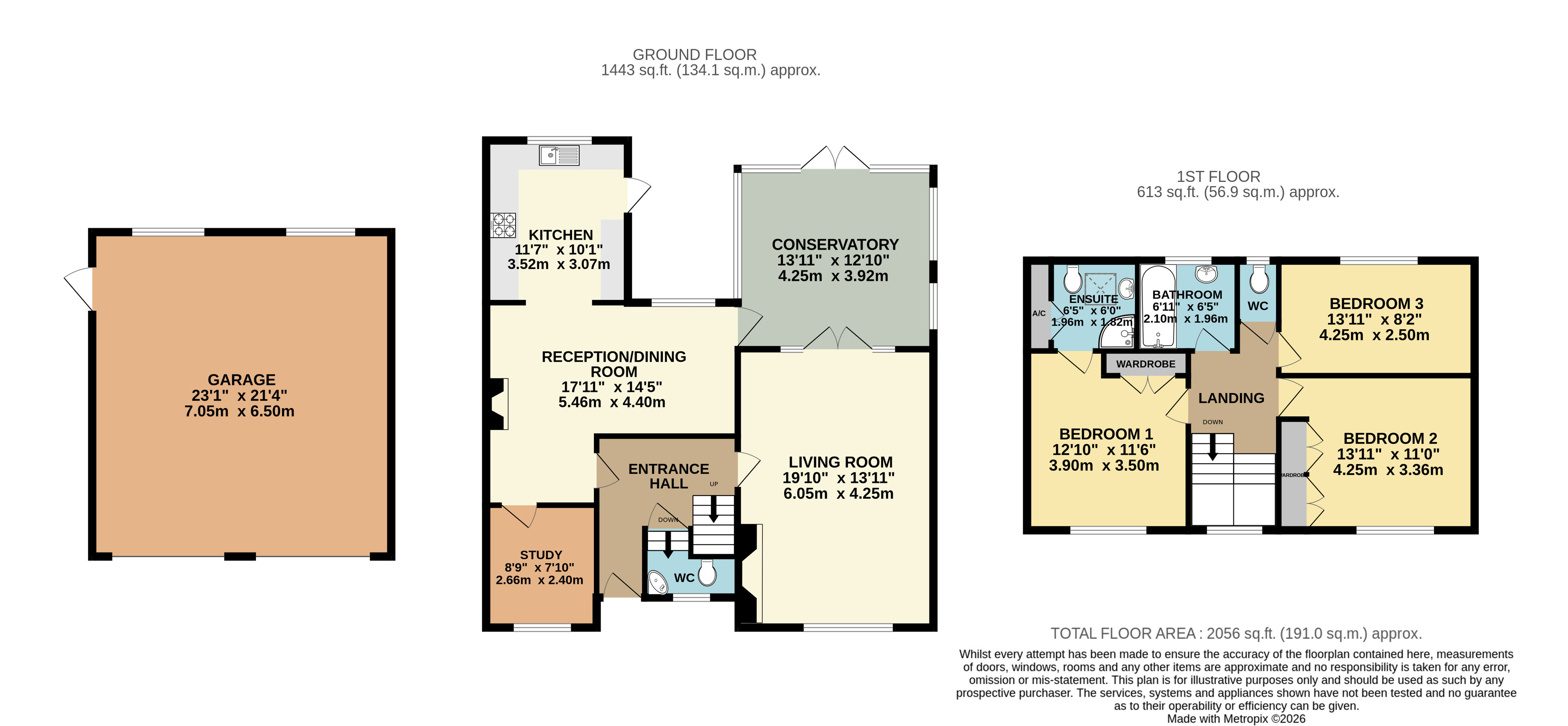 102, Brook Lane, Warsash floorplan