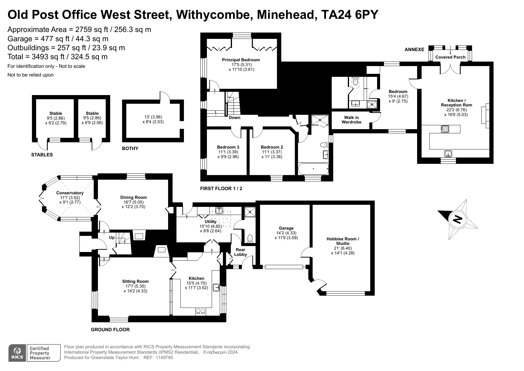 The Old Post Office,, West Street, Minehead floorplan