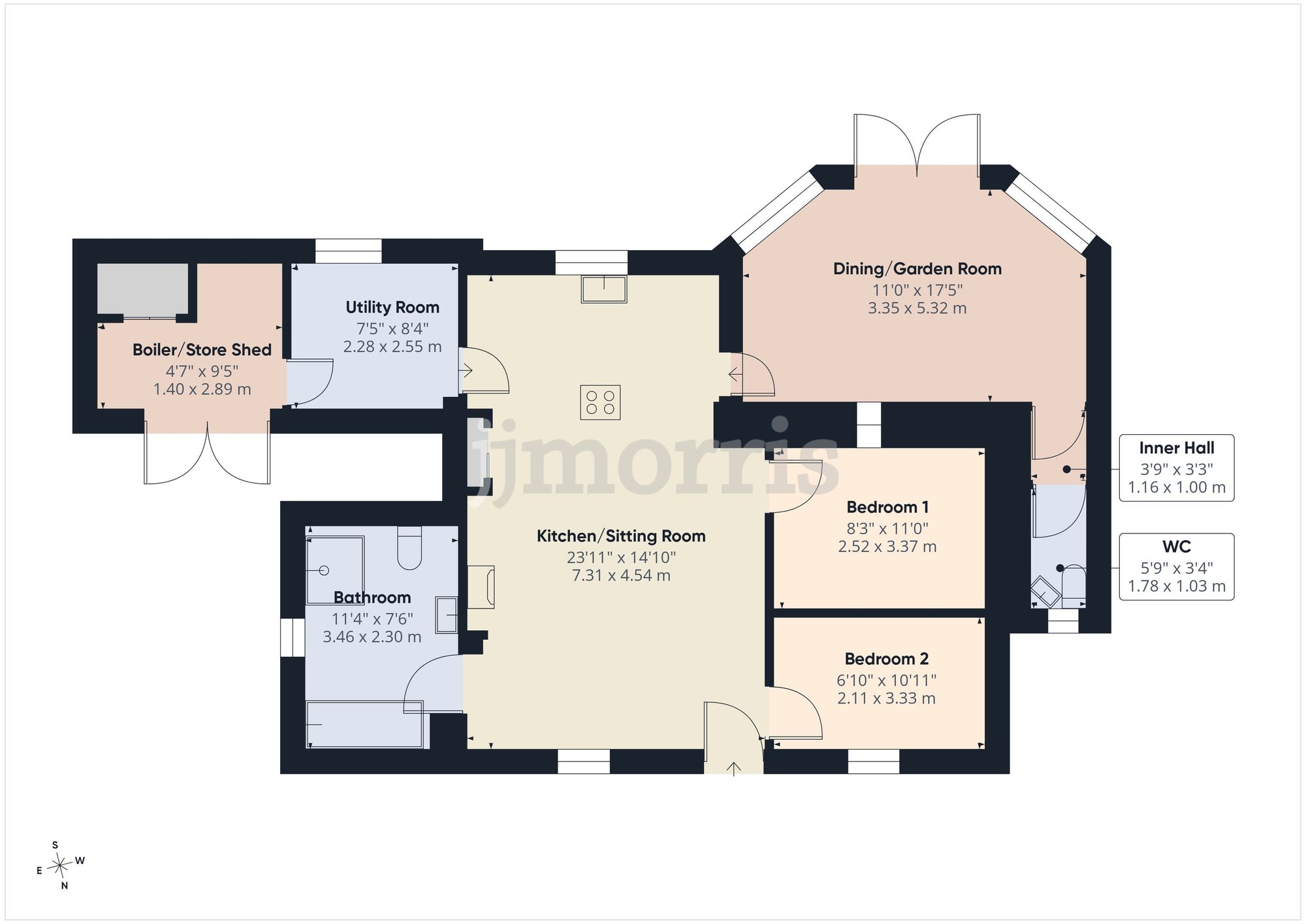 Cwtch Cottage, Haverfordwest floorplan