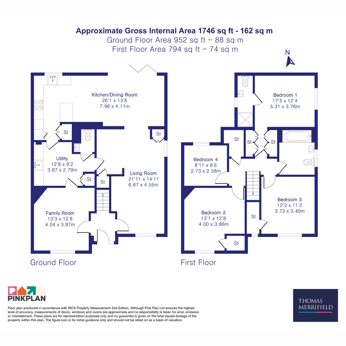 18, Latton Close, Southmoor floorplan