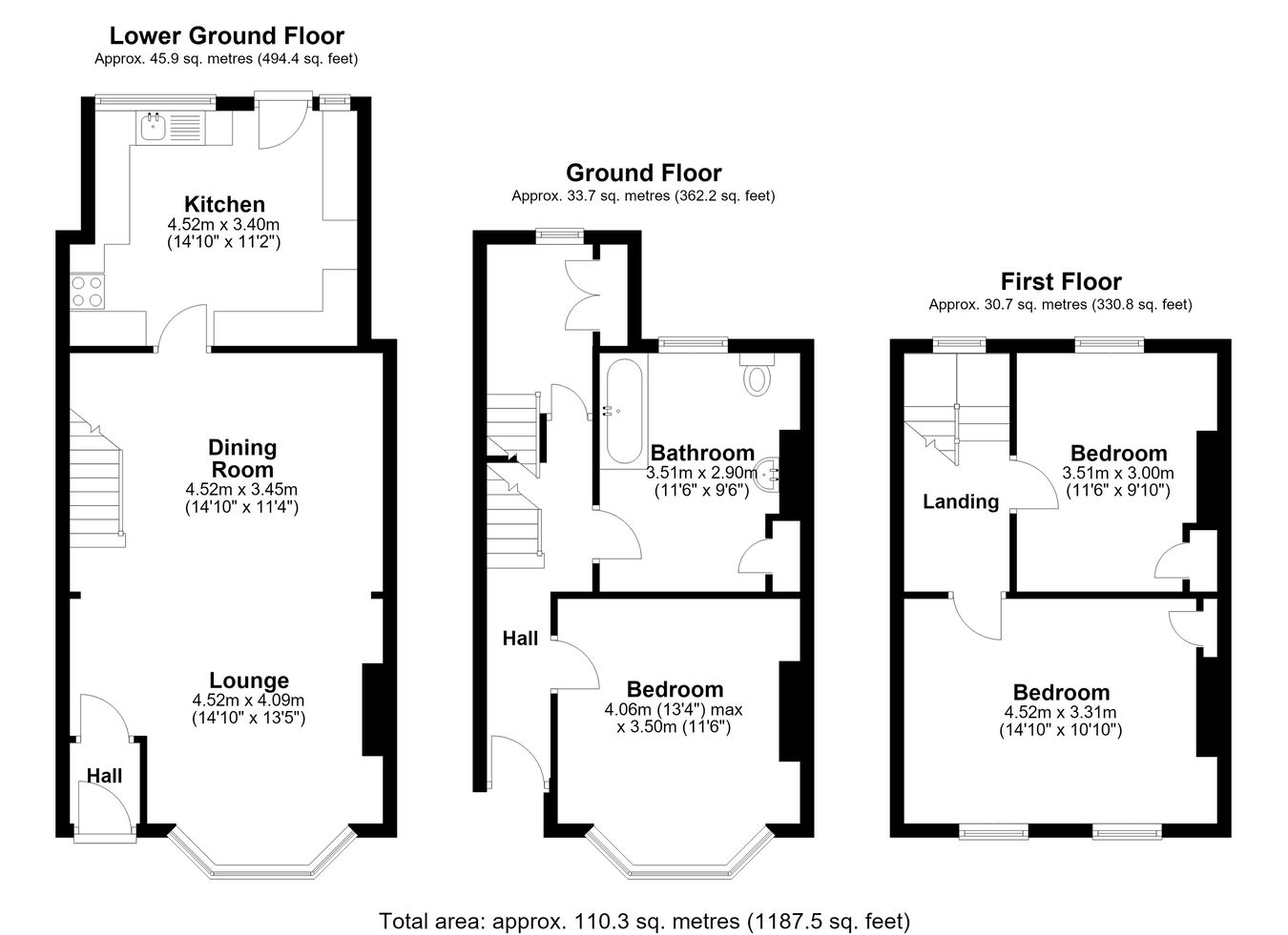 18 St Andrews Terrace, Crabble Avenue, Dover floorplan