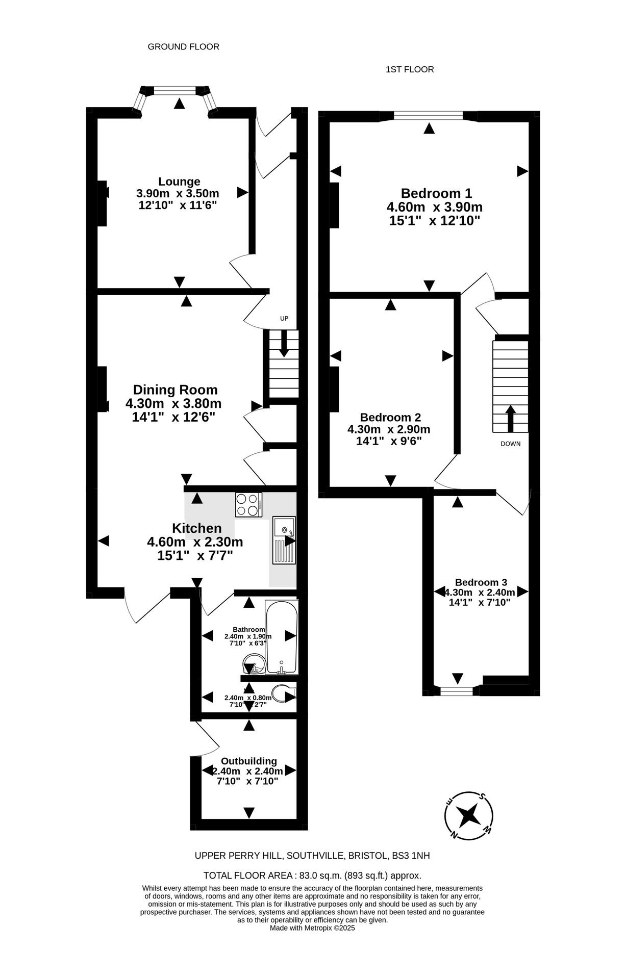 30 Upper Perry Hill, Bristol floorplan