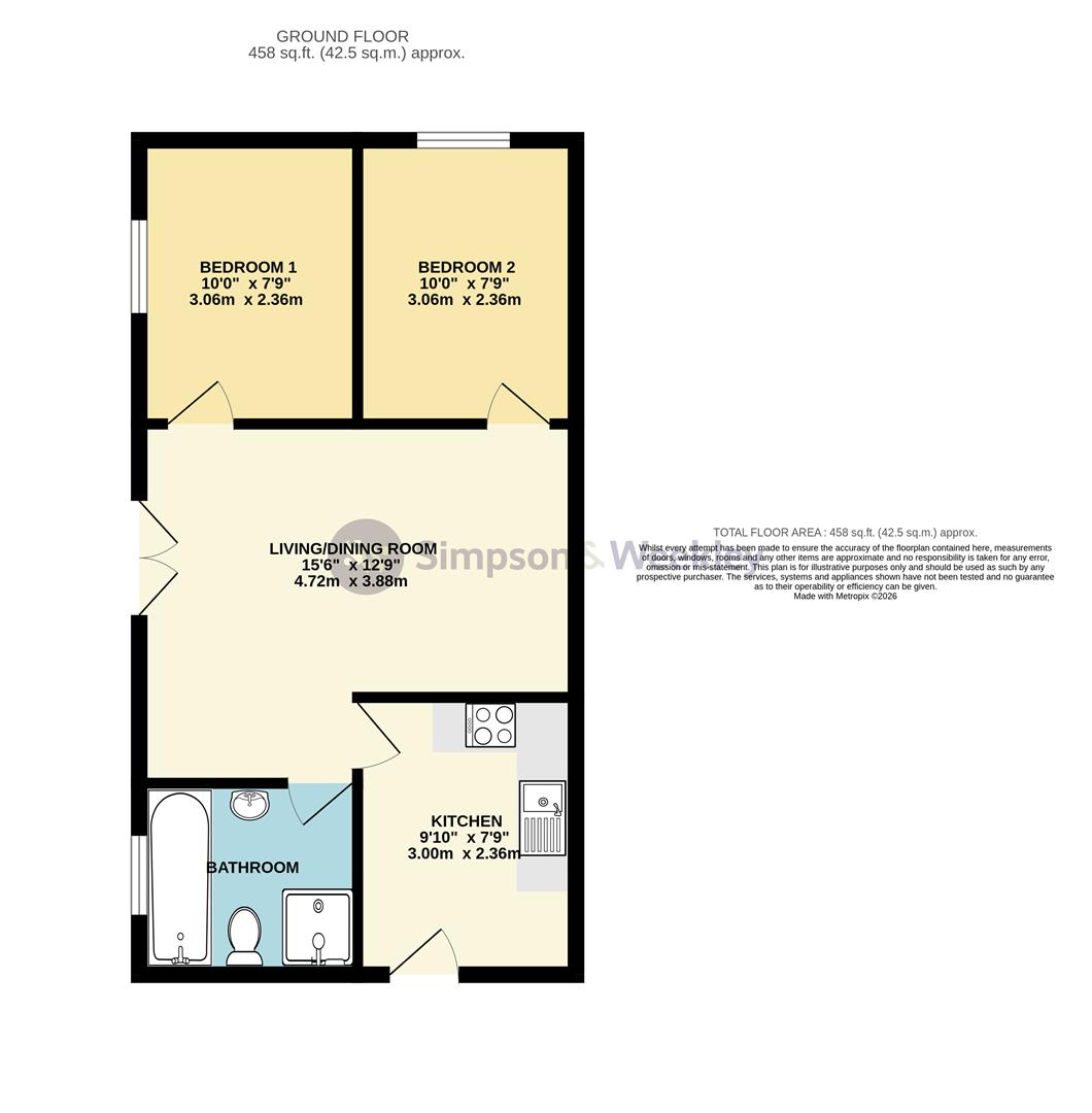 114, Rushden Road, Rushden floorplan