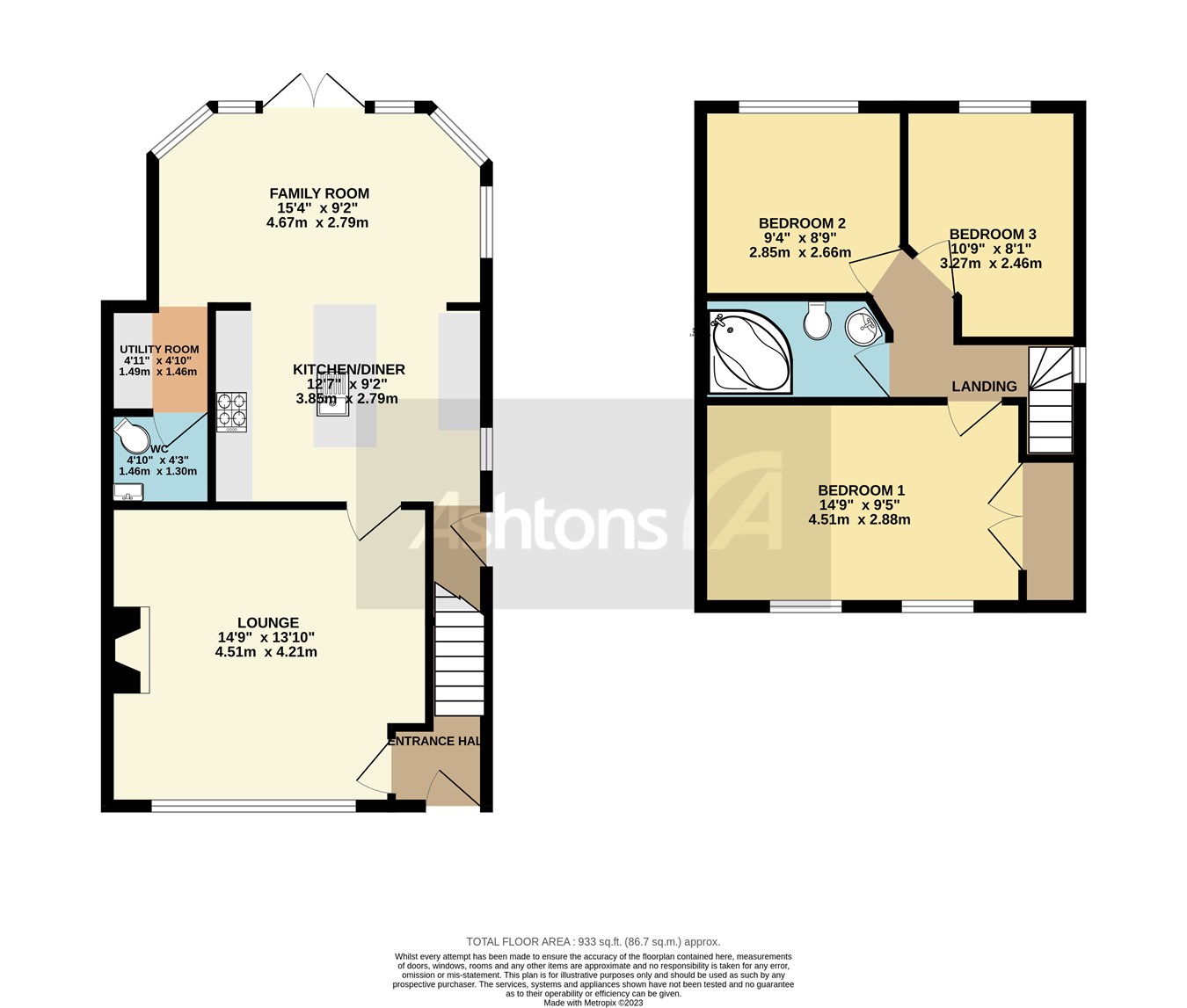 Knutsford Road, Grappenhall, Warrington WA4, 3 bedroom semidetached
