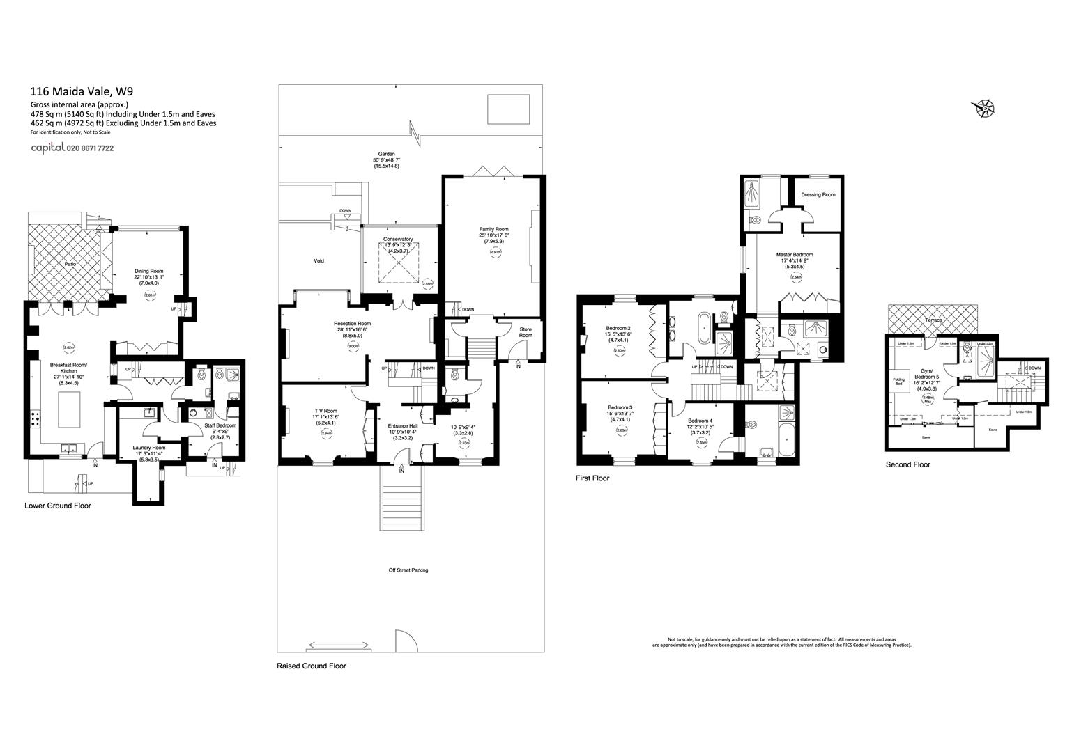 6 Bedrooms Semi-detached house for sale in Maida Vale, London W9