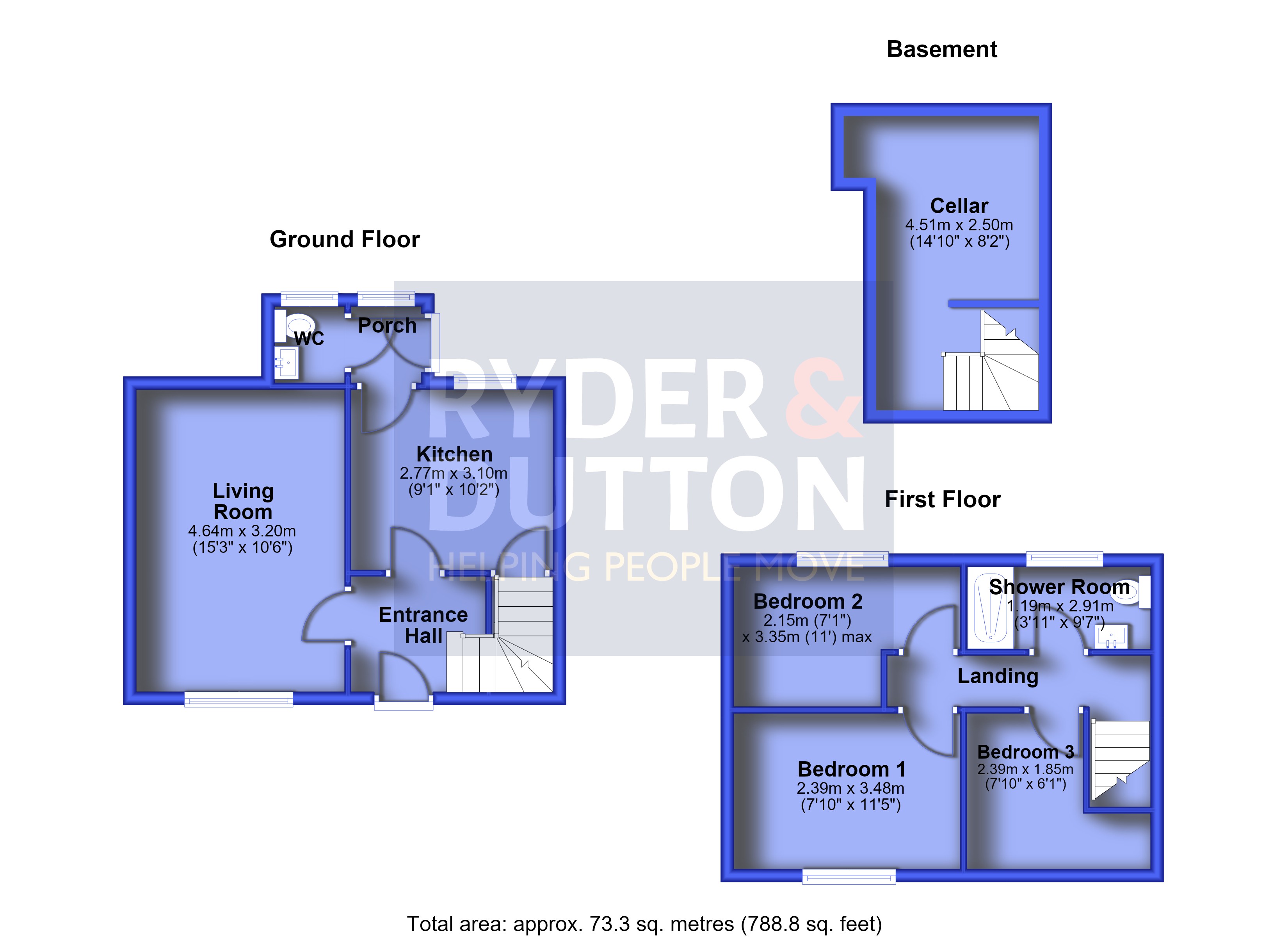 Carr House Road, West Yorkshire floorplan