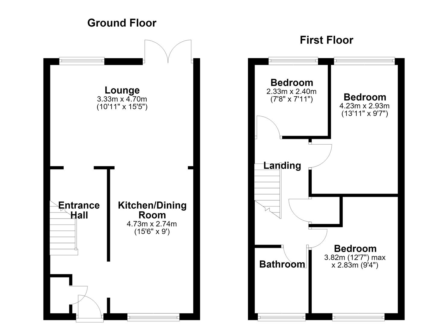 12, Coltsfoot Court, Grays floorplan