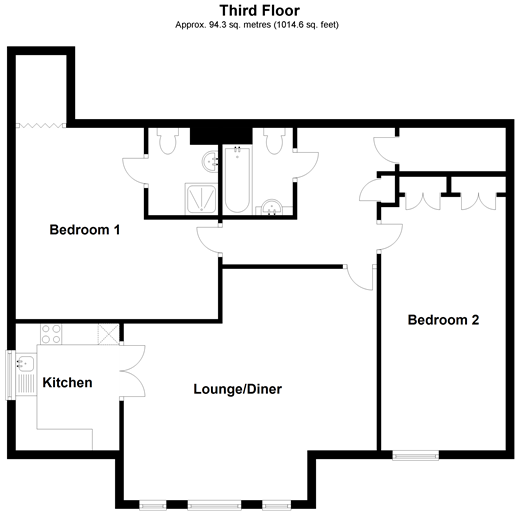 2 Bedrooms Flat for sale in Mill Road, Worthing, West Sussex BN11