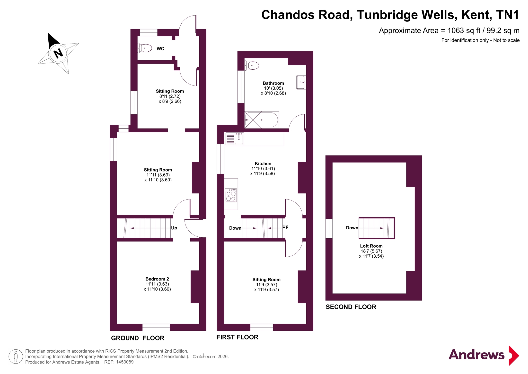 23, Chandos Road, Kent floorplan