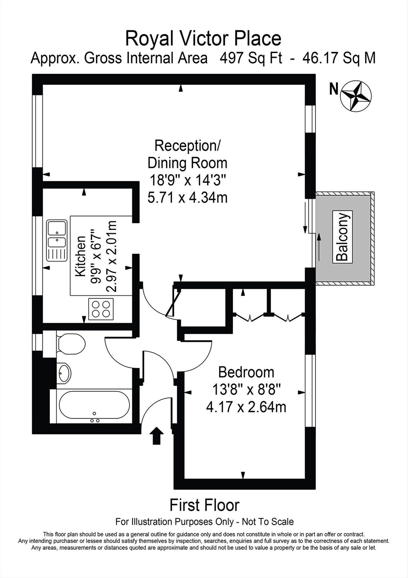 14, Royal Victor Place, London floorplan