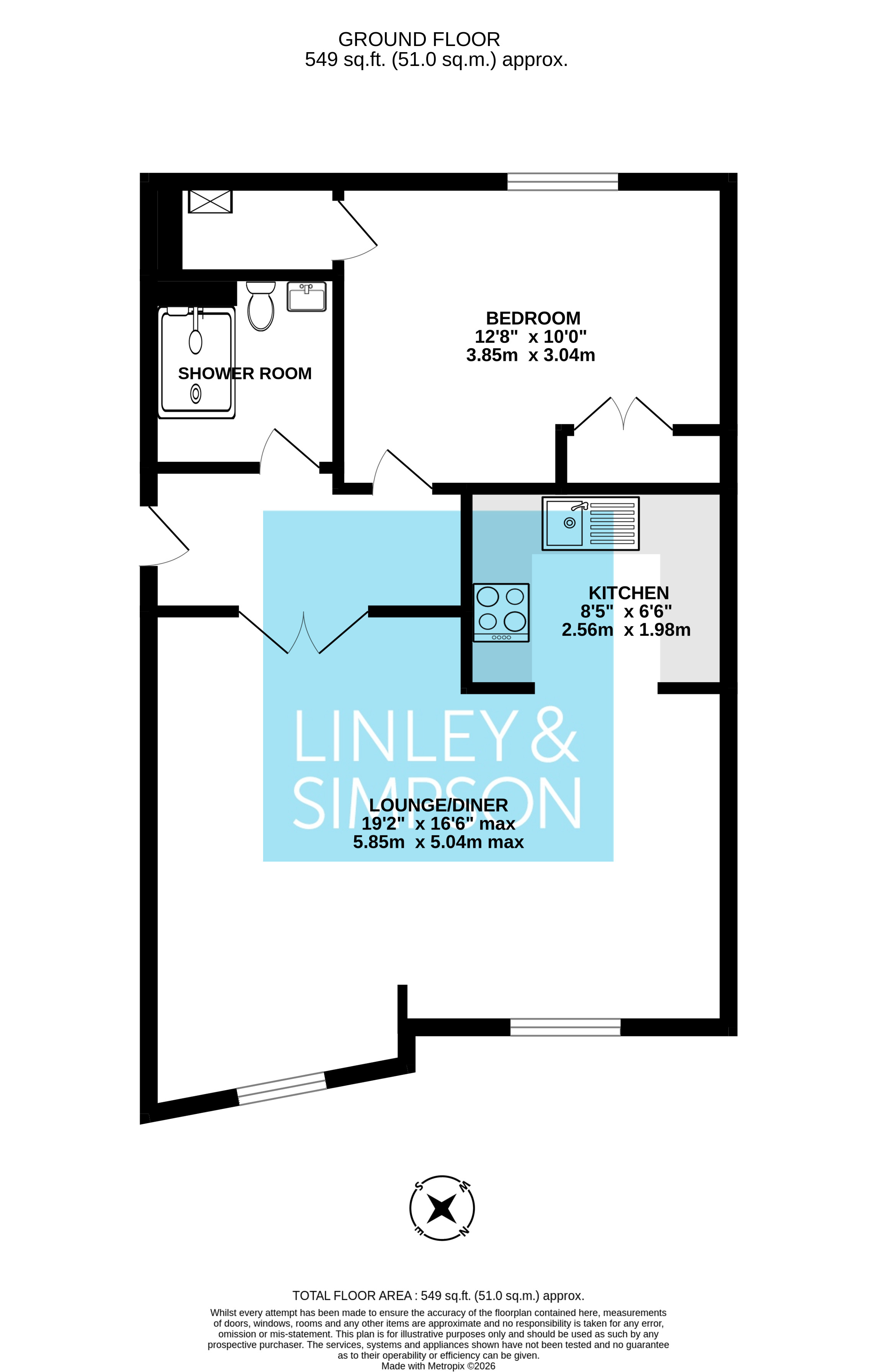 48, Bishopfields Drive, York floorplan