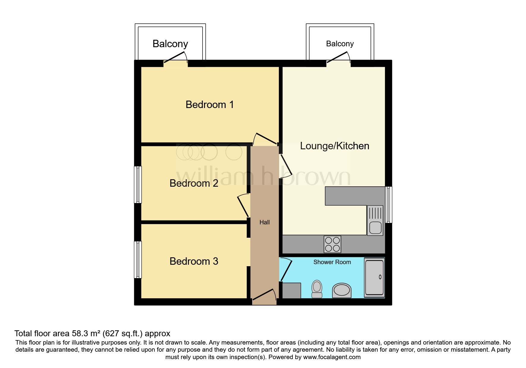 9, Squires Court, Cock Lane, Hoddesdon floorplan