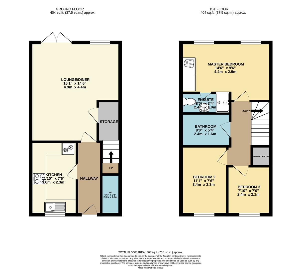 Sarah Avenue, Nottingham floorplan