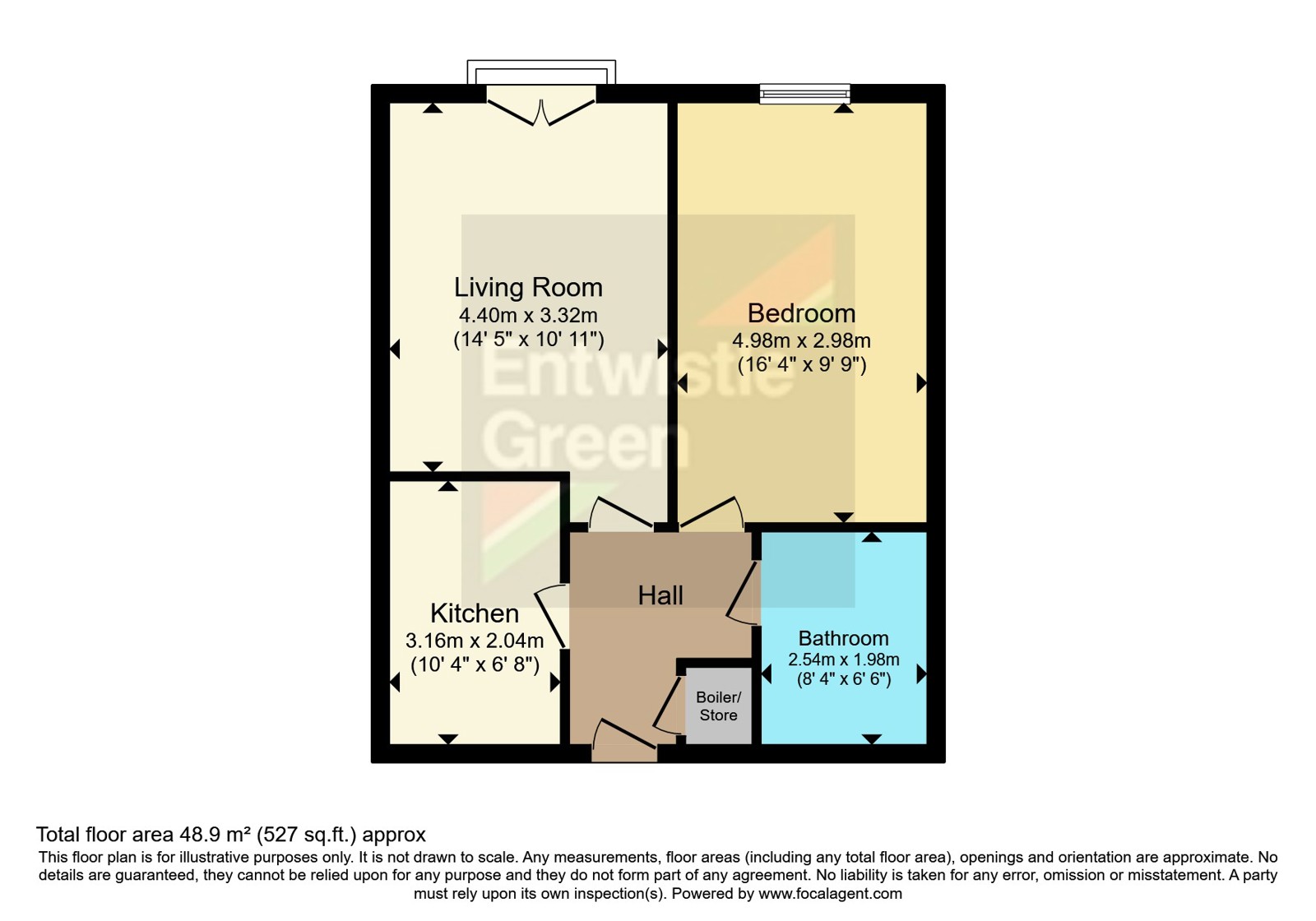 Apartment 55, Victoria Mansions 187,, Newton Drive, Lancashire floorplan
