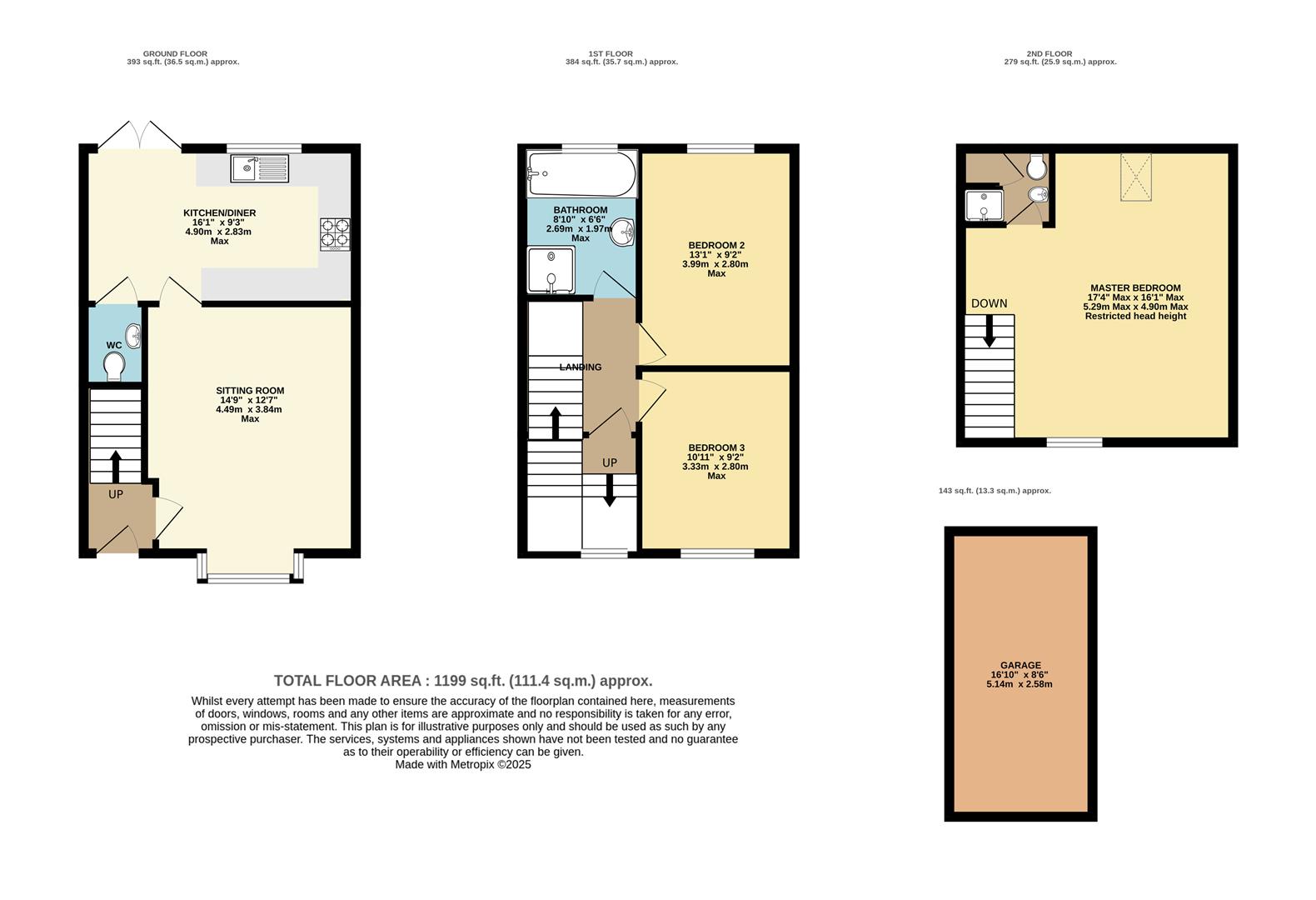 1 Sea King Court, Hill Hay Close, Fowey floorplan
