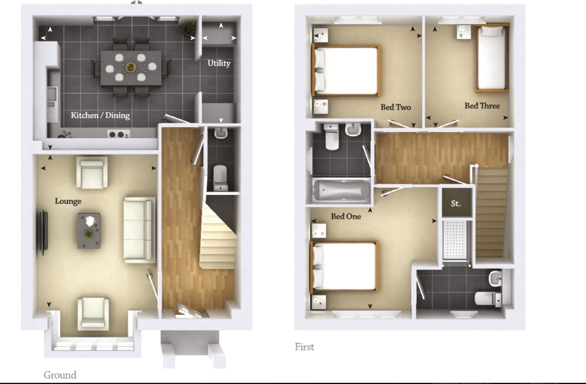 1 Little Lowes Meadow, Warrington floorplan