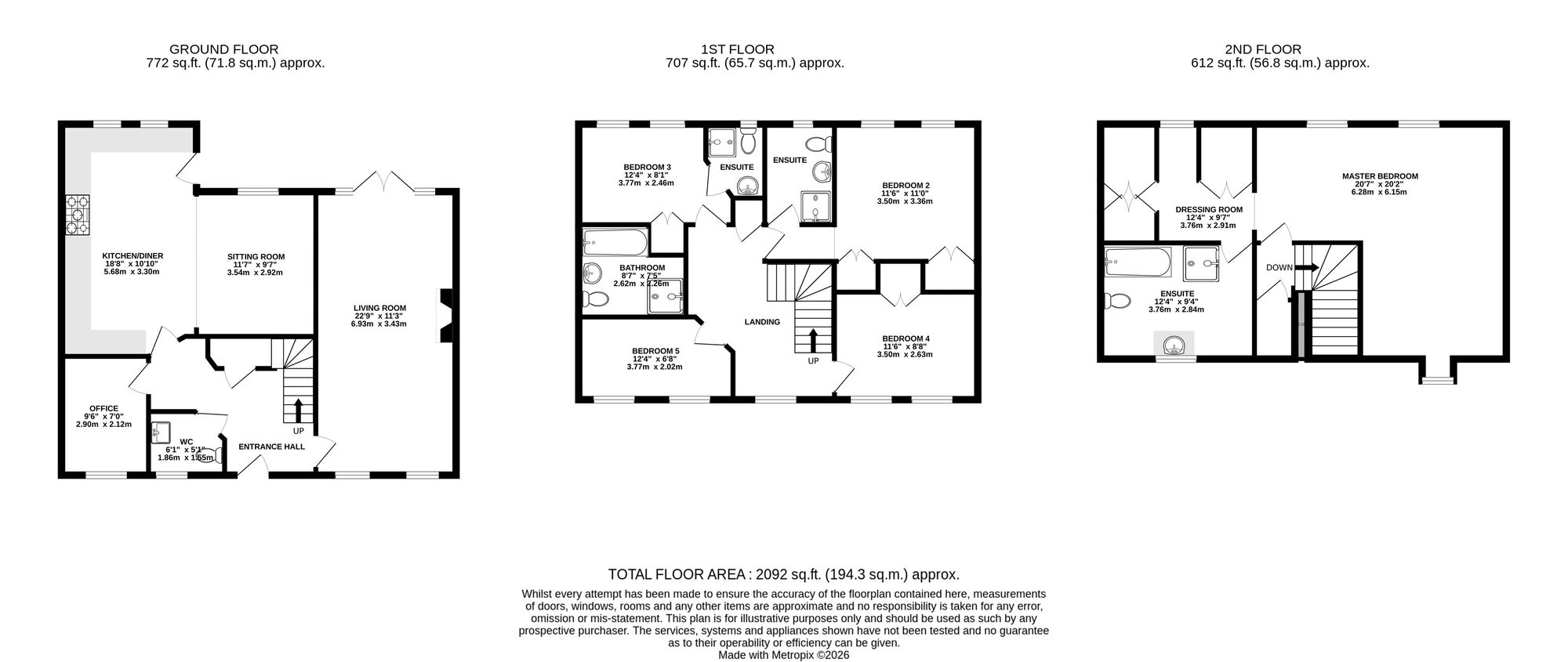 12 St. Augustines Drive, Crewe floorplan