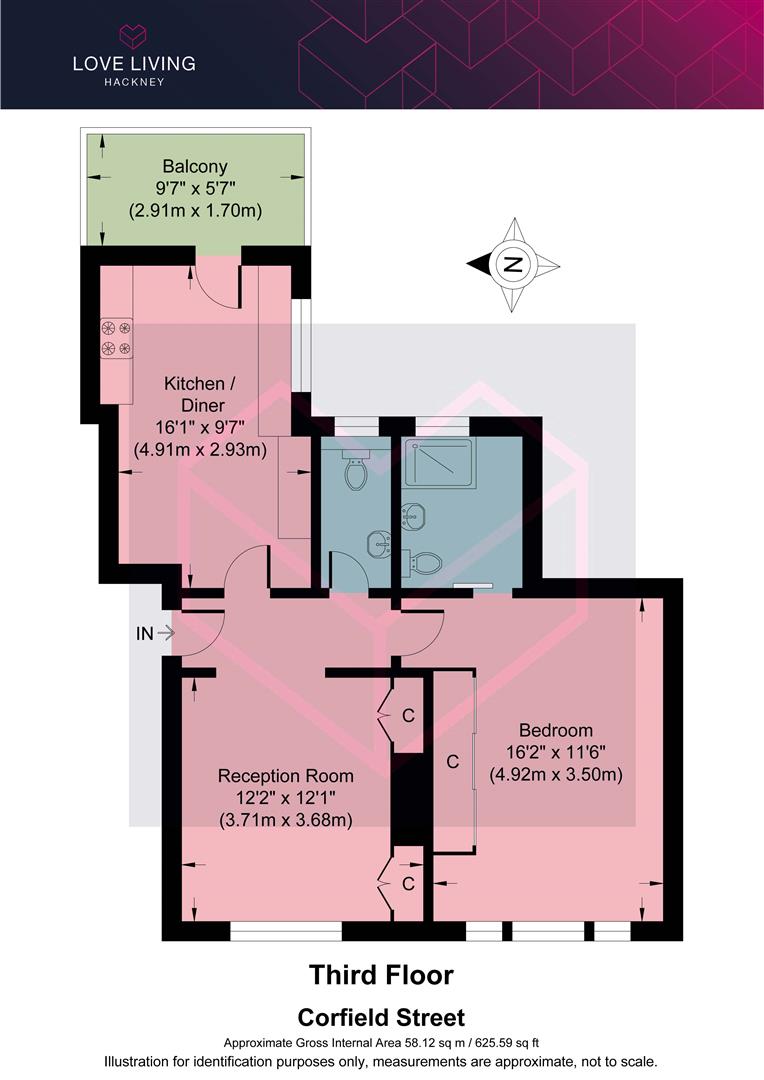 Corfield Street, London floorplan
