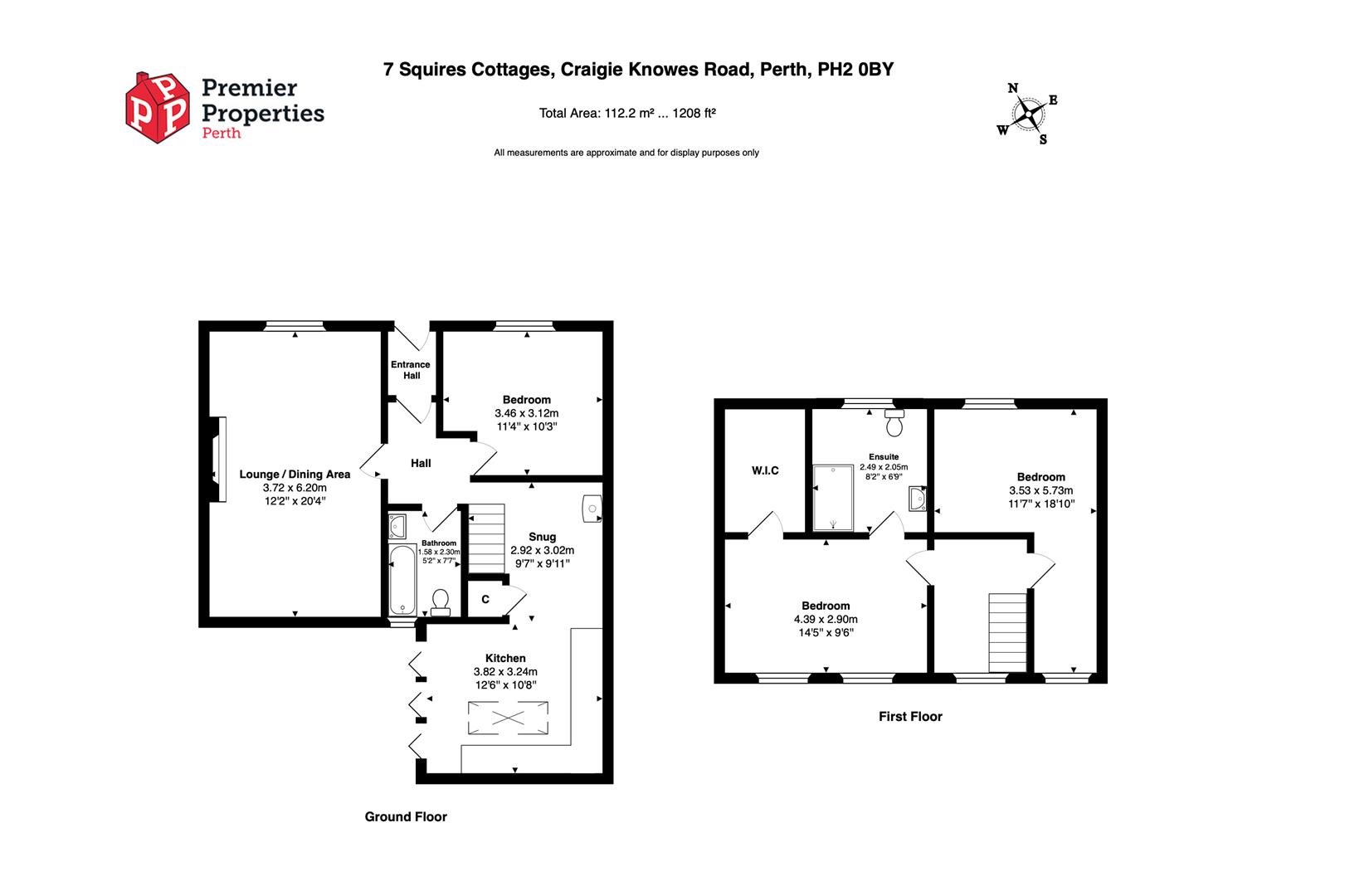 7 Squires Cottages, Craigie Knowes Road, Perth floorplan