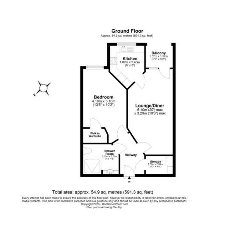 Apartment 44 Elizabeth Place, 2 Trimbush Way, Market Harborough floorplan