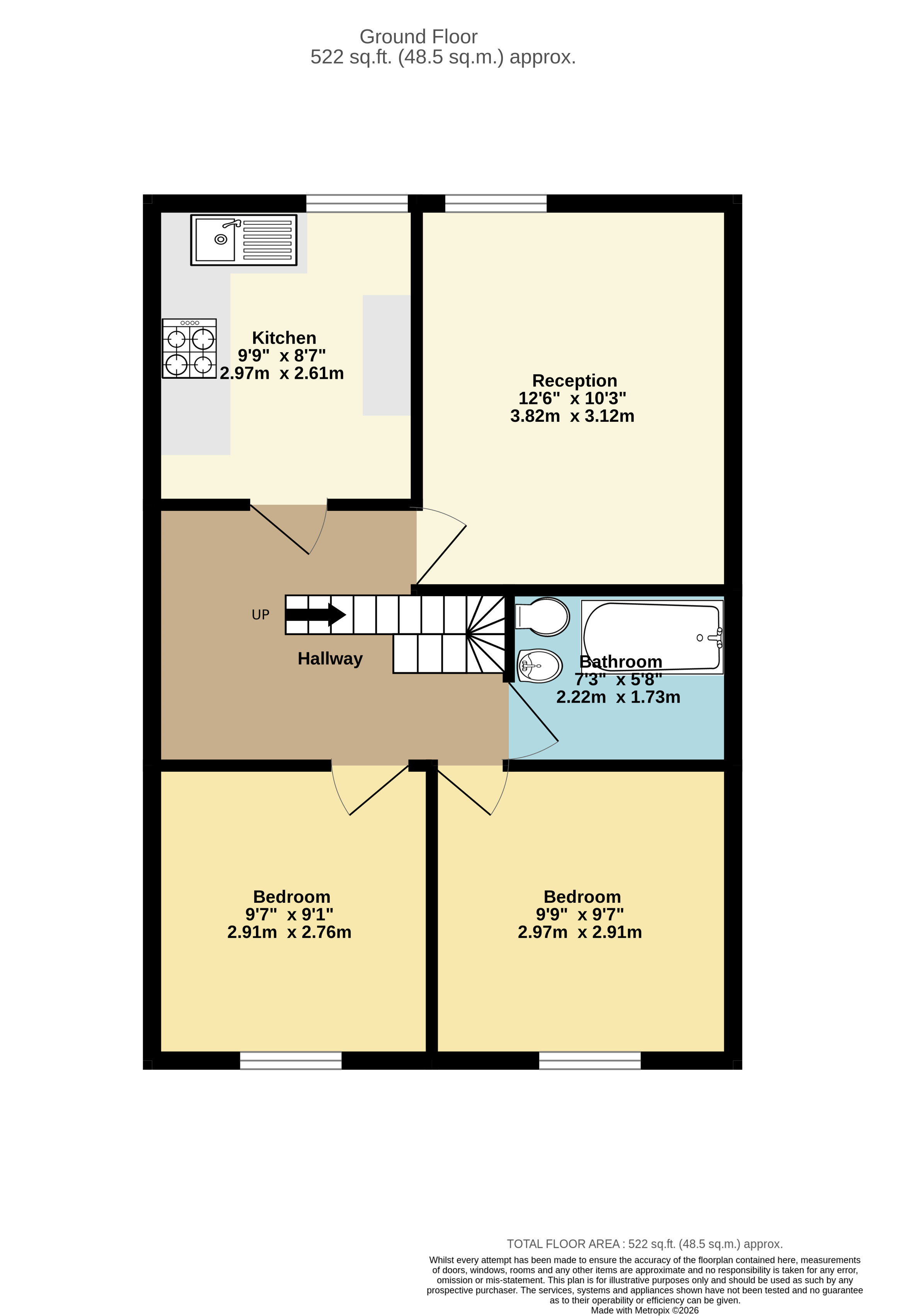 98C,, City Road, Bristol floorplan