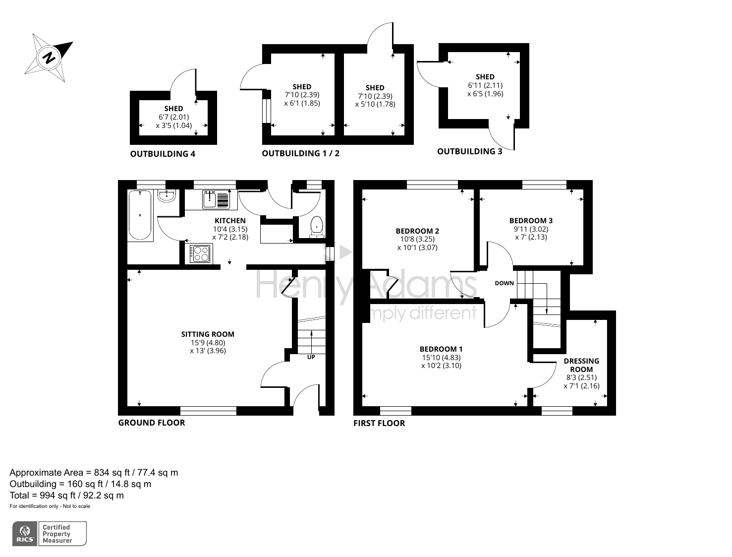13 Spring Gardens, Washington, West Sussex RH20, 3 bedroom terraced