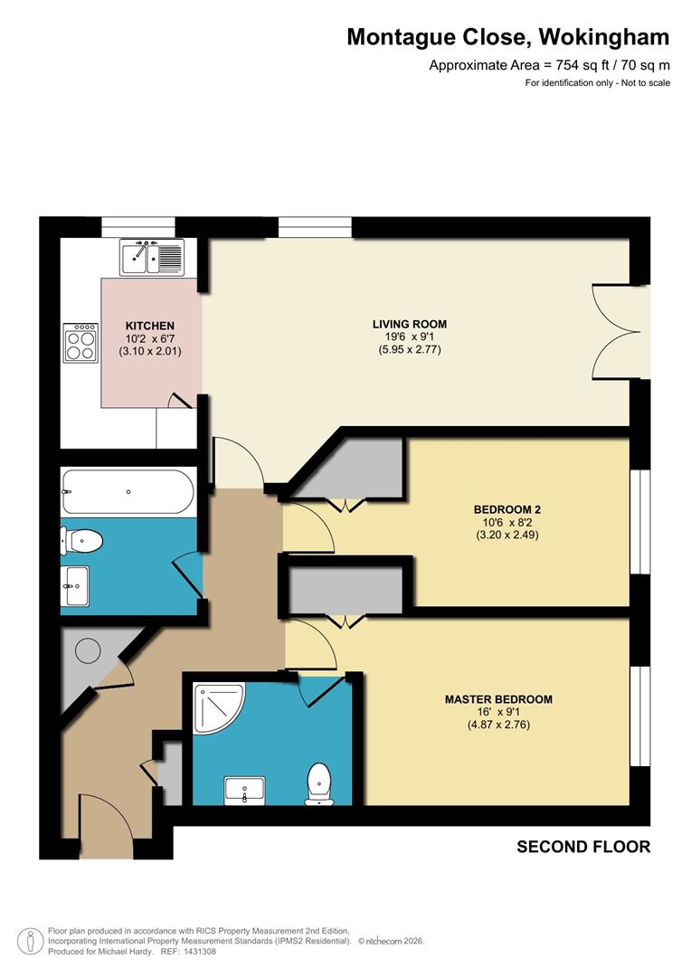 29 Keephatch House, Montague Close, Wokingham floorplan