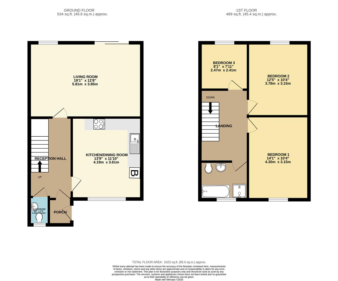 19, Cae Gwyrdd, St. Clears floorplan
