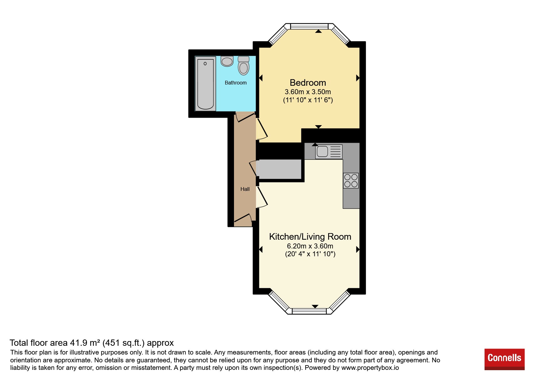 Flat 2, Ambassador Court, 145-147, West Wycombe Road, High Wycombe floorplan