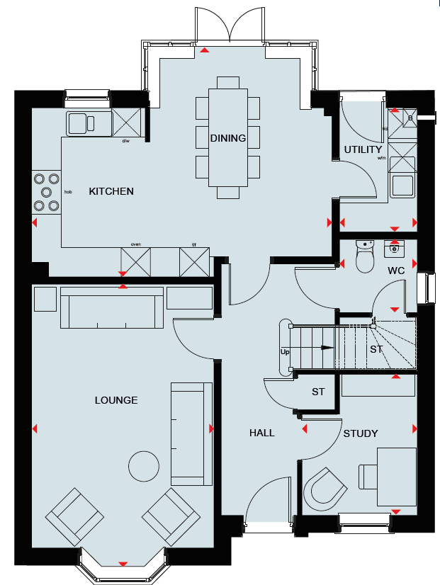 H9346135, Azalea Lane, Witham St Hughs, Lincoln floorplan